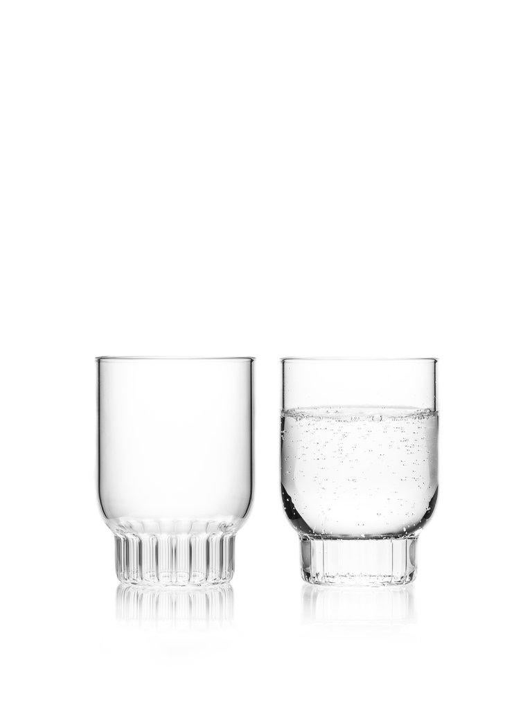 Rasori medium glasses, set of two

This item is also available in the US.

As the designer's favourite street in Milan, her home away from home, the clear Czech contemporary Rasori Medium glasses are a playful and delicate combination of materials