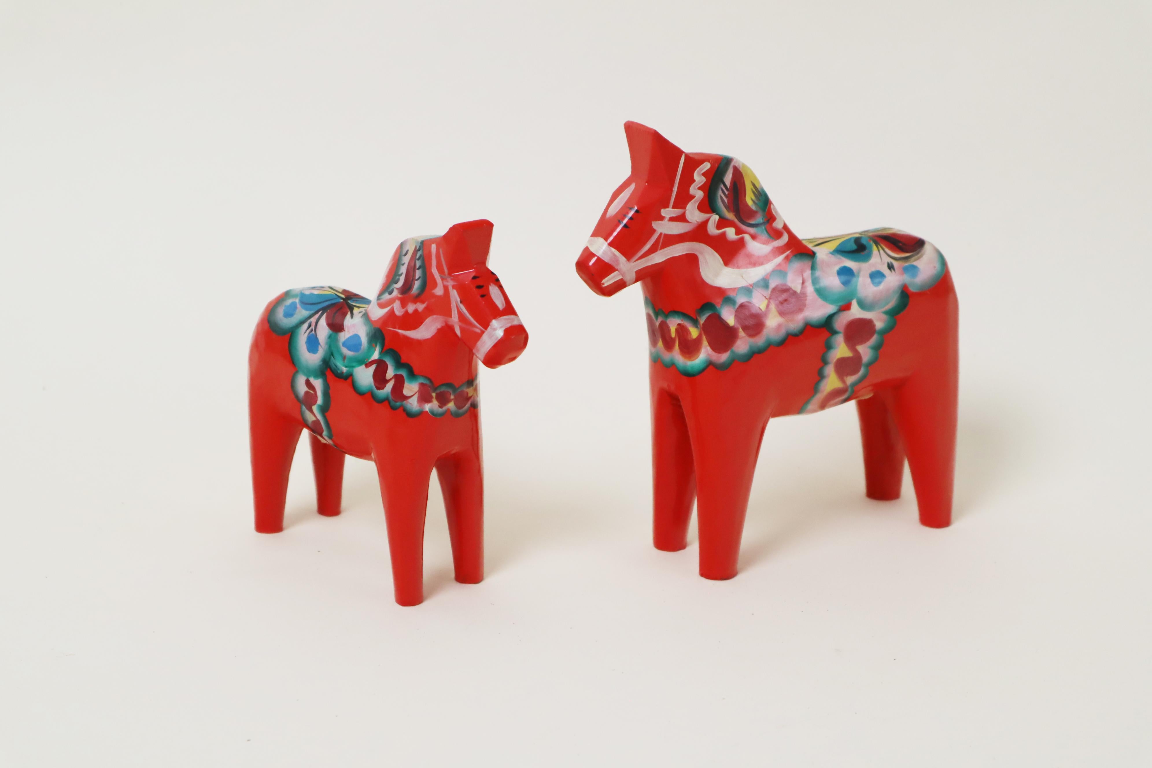 Set di due cavalli Dala dalla Svezia In condizioni buone in vendita a Hannover, DE