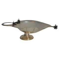 Set of Two Damar 925 Silver Flower-Form Bowls. Turkey, 20th Century.