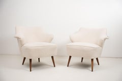 Ensemble de deux fauteuils de cocktail danois des années 1960