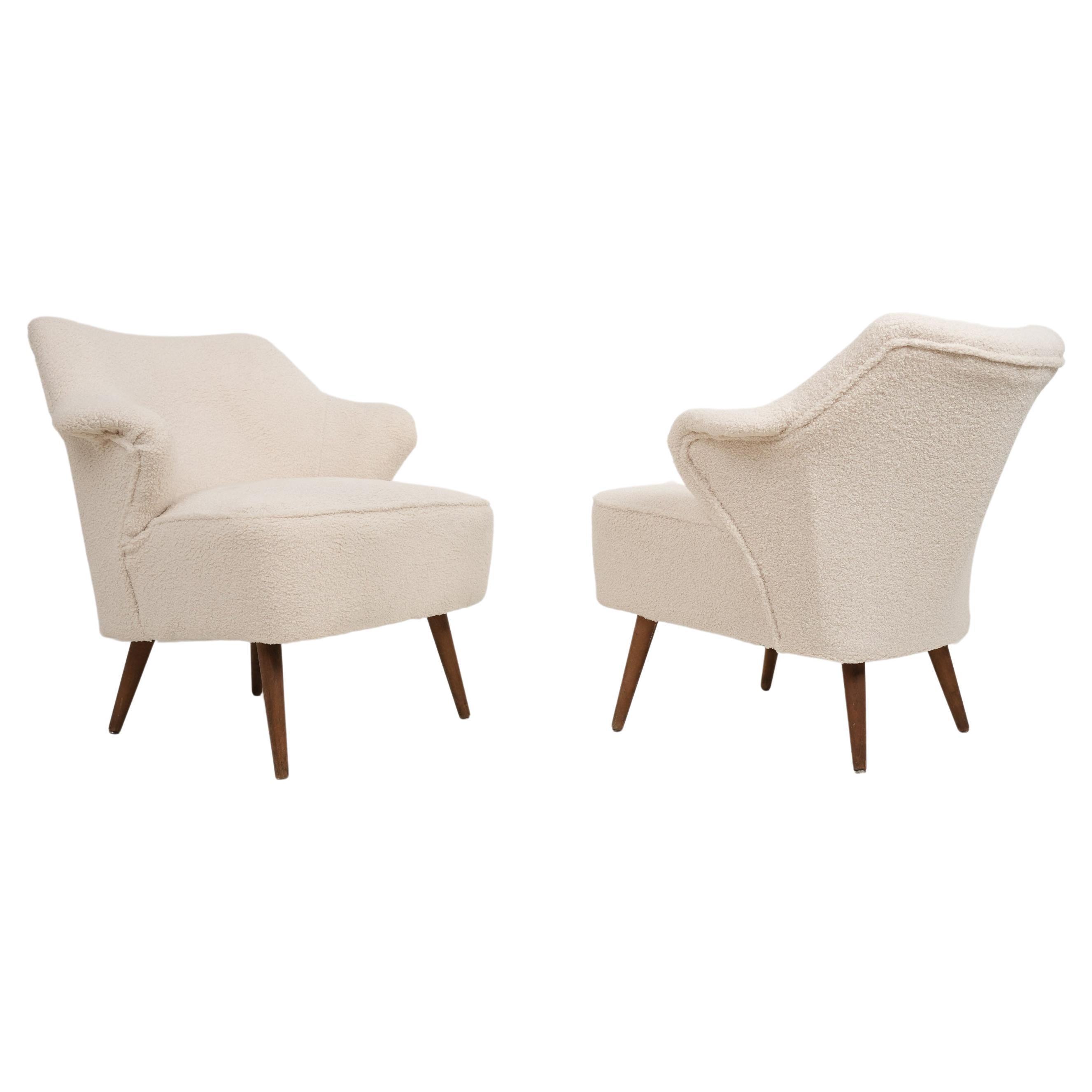Set of Two Danish Cocktail Longuechair 1960s For Sale