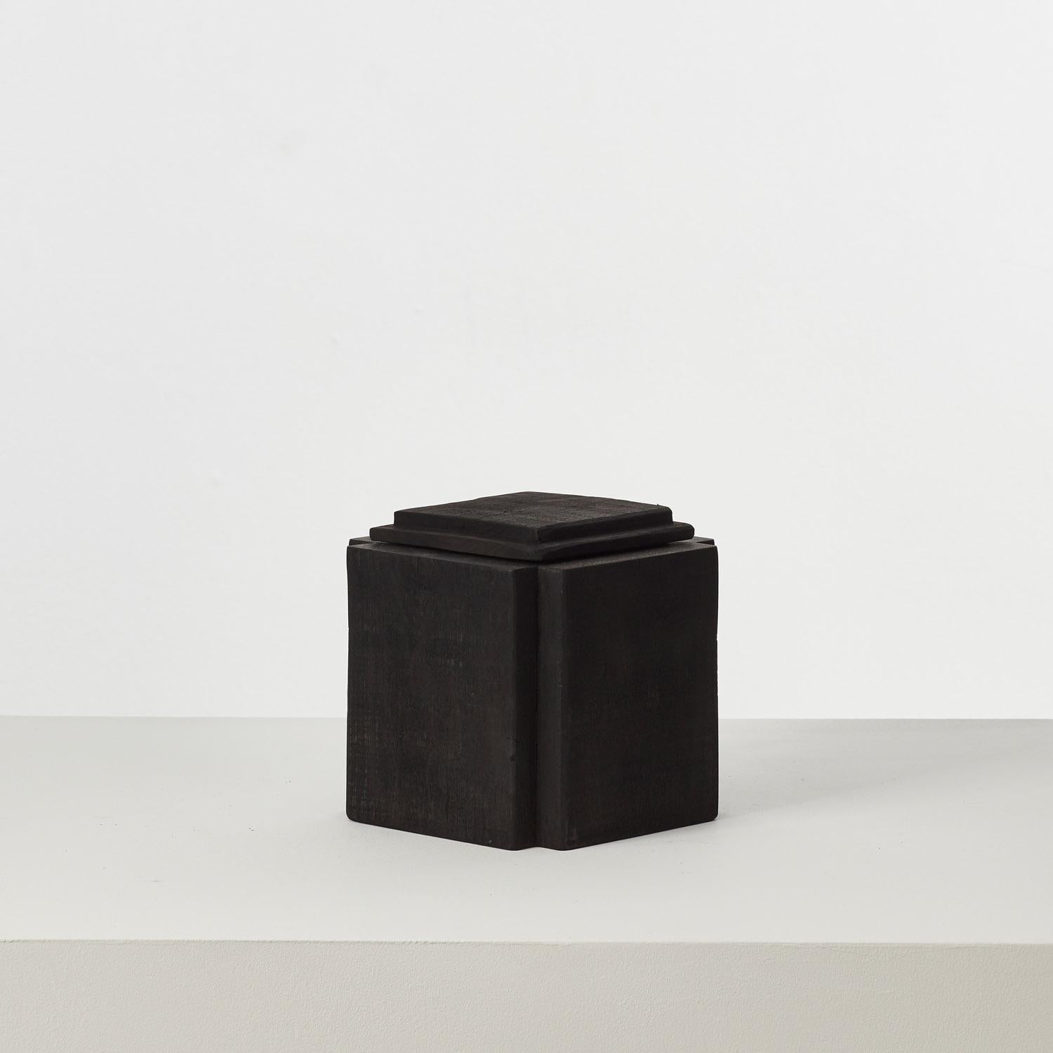 Set of two David Horan charred wood vessel - UK, 2024 For Sale 1
