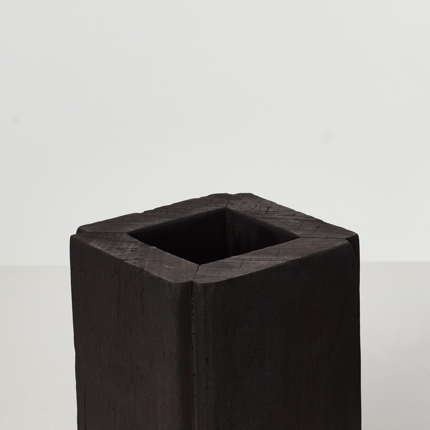Set of two David Horan charred wood vessels - UK, 2024 In New Condition For Sale In London, GB