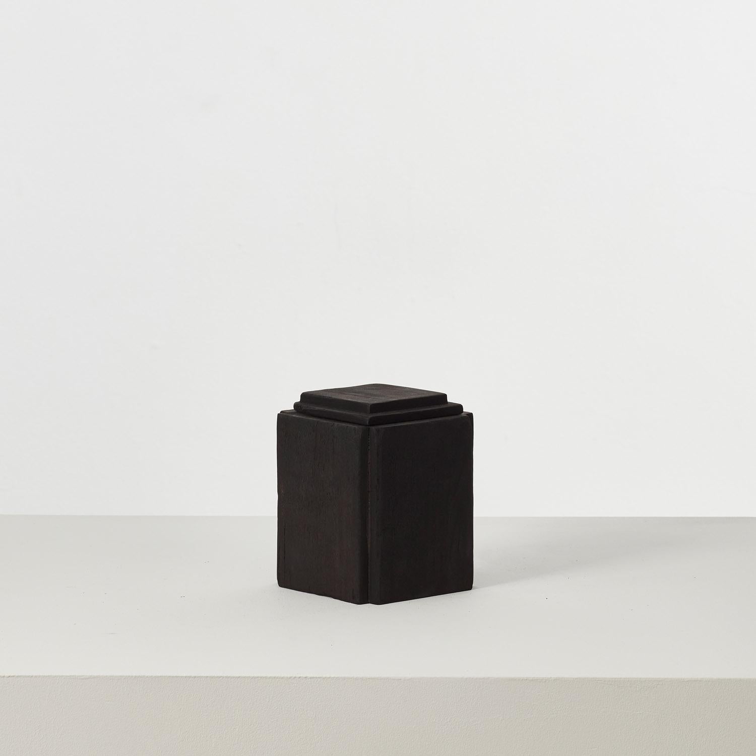 Wood Set of two David Horan charred wood vessels - UK, 2024 For Sale