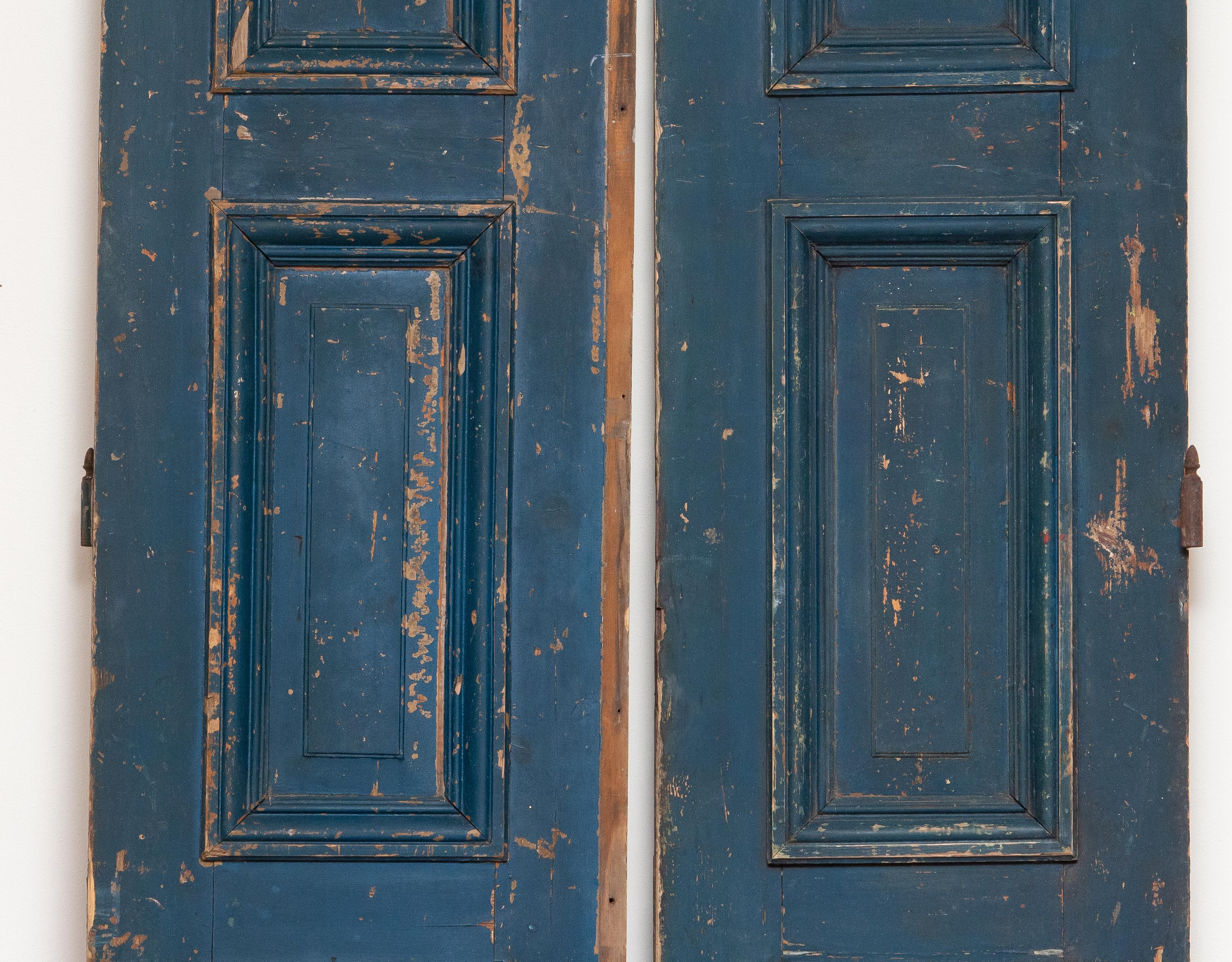 Louis XVI Set Of Two Decorative 18th Century Tall Doors