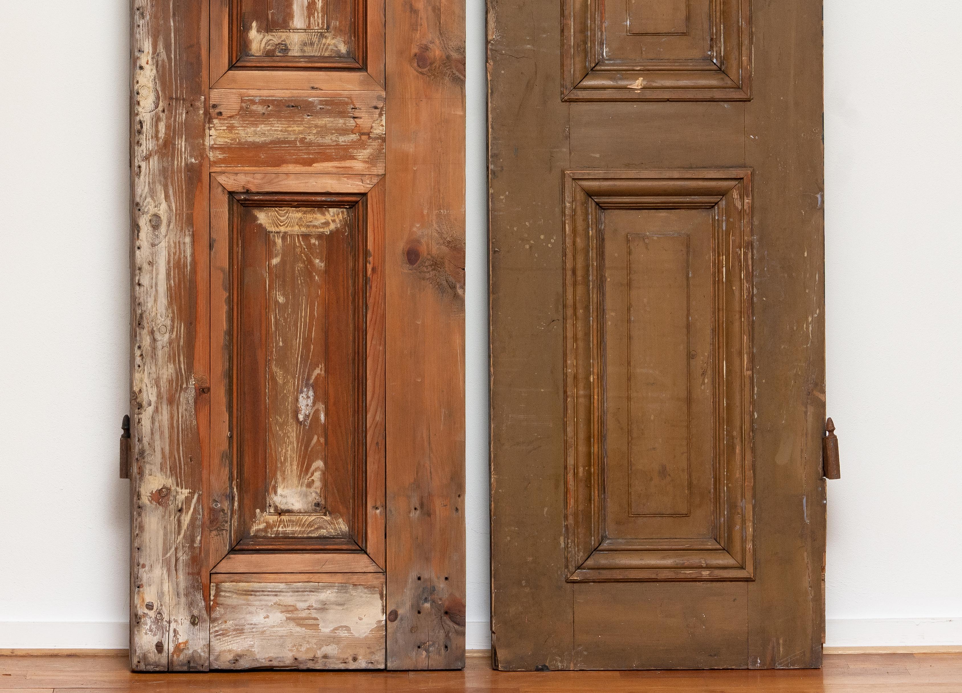 Set Of Two Decorative 18th Century Tall Doors 2