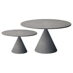 Set of Two Desalto Mini Clay Side Tables by Marc Krusin