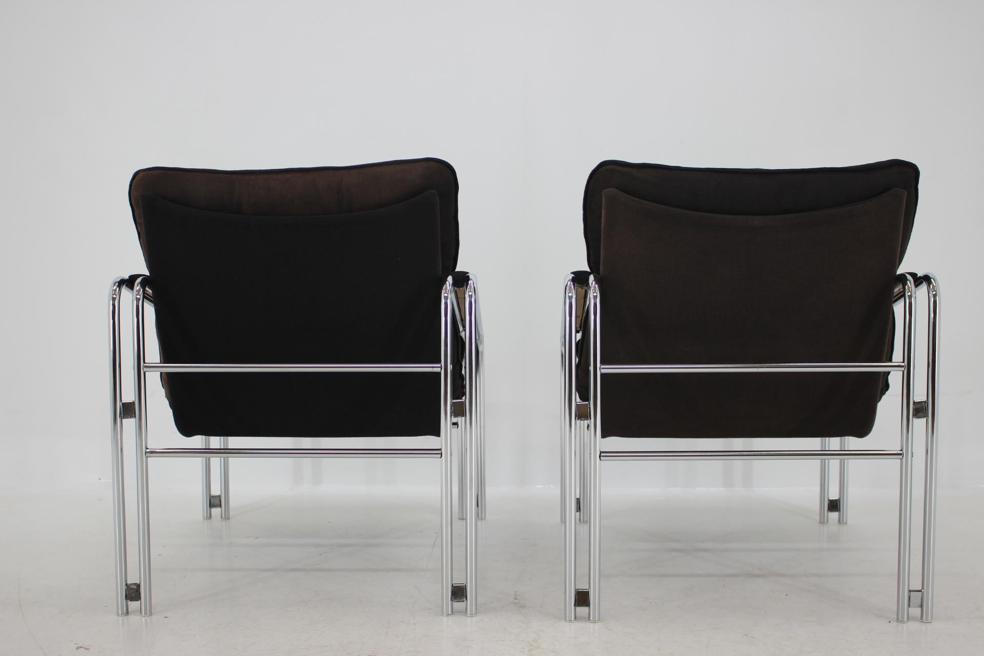 Set of Two Design Lounge Chairs, Germany In Good Condition In Praha, CZ