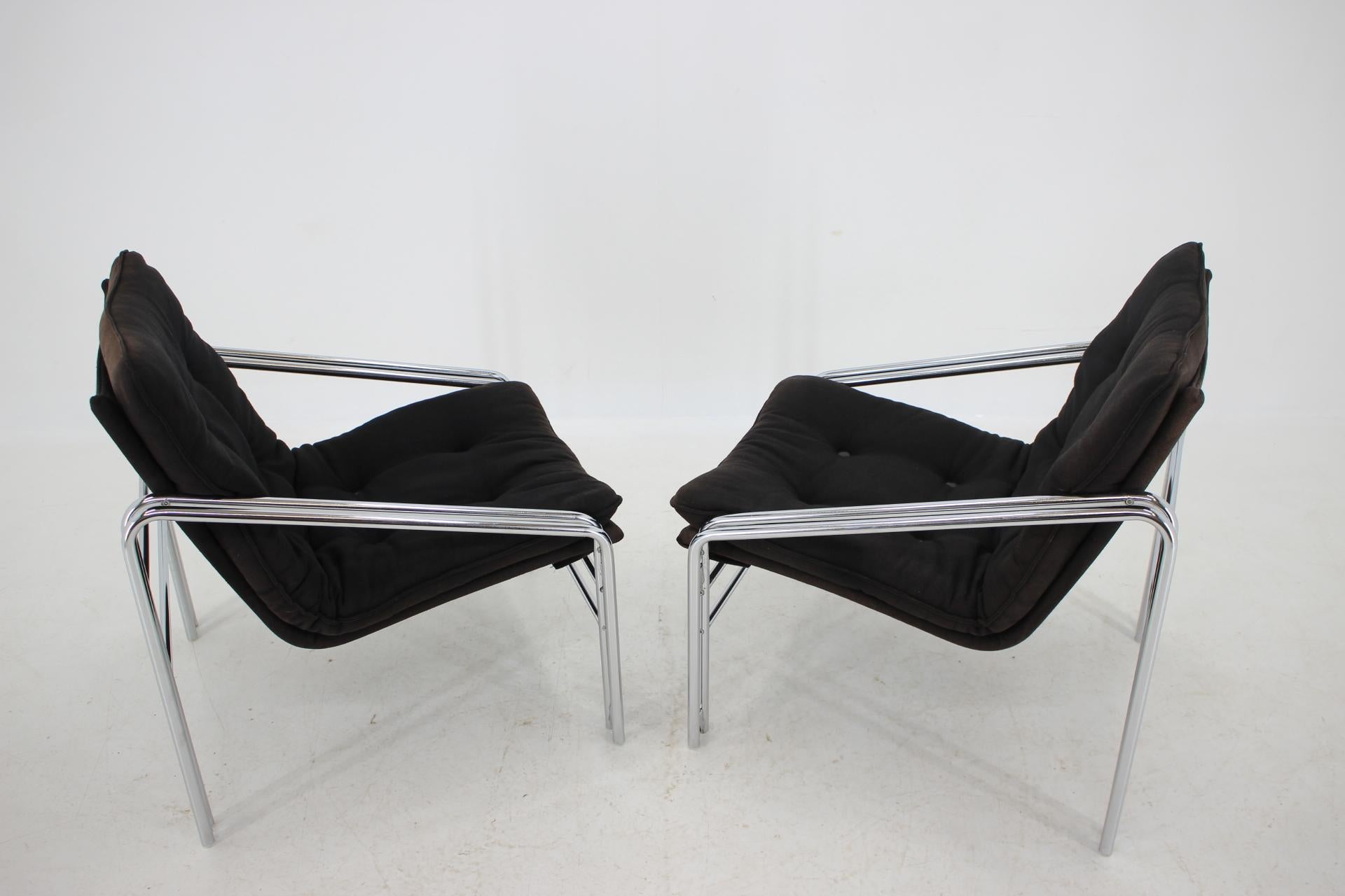 Set of Two Design Lounge Chairs, Germany 3