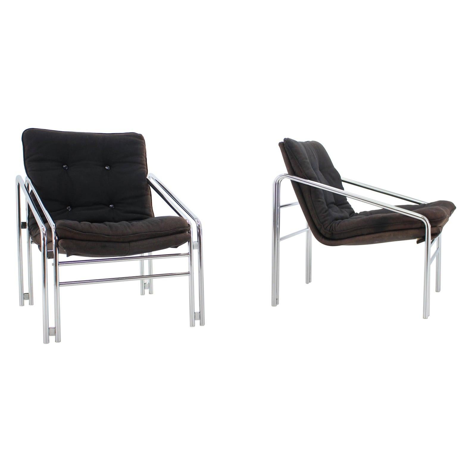 Set of Two Design Lounge Chairs, Germany For Sale