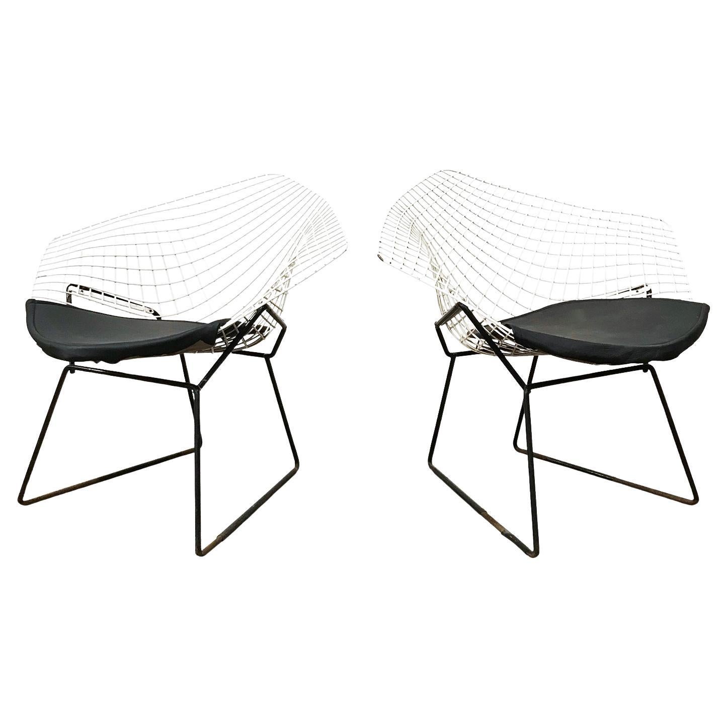 Set di due sedie Diamond 421, Harry Bertoia, Knoll International