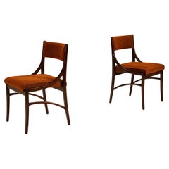 Ensemble de deux chaises de salle à manger par Ico Parisi Model No 110, Italie années 1960