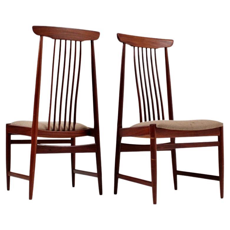 Set of Two Dining Room Chairs in the Style of Arne Vodder