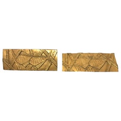 Set of Two Door Handles with Fish Design, 1970s