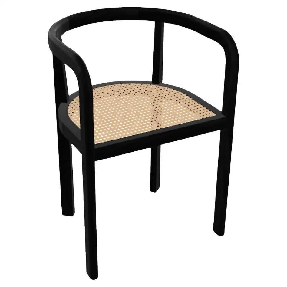 Contemporary Set of TWO e15 Jet Black Oak Stuttgart Chairs by Richard Herre in STOCK For Sale