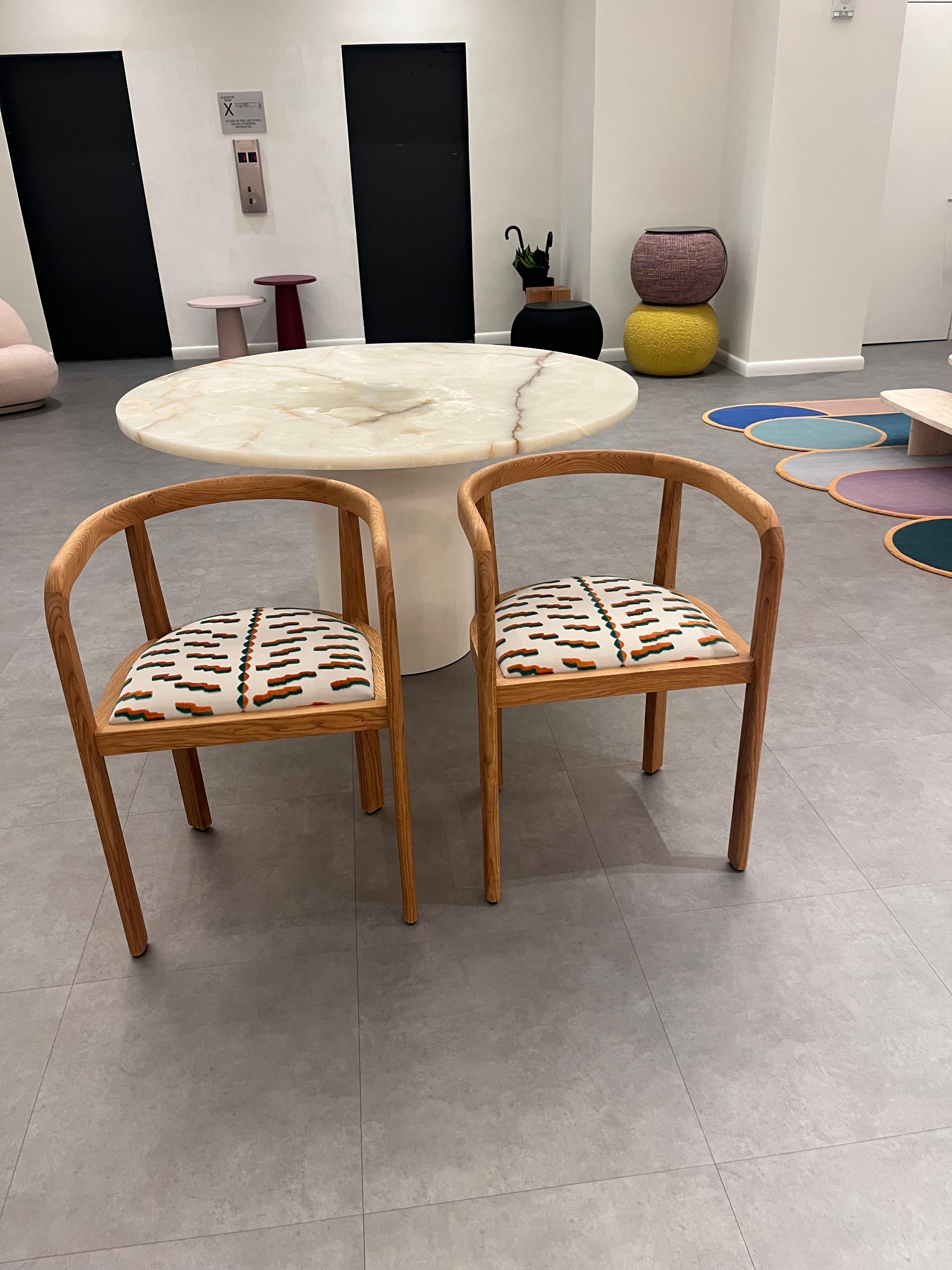 Set of Two E15 Stuttgart Chairs by Richard Herre in STOCK In Excellent Condition For Sale In New York, NY