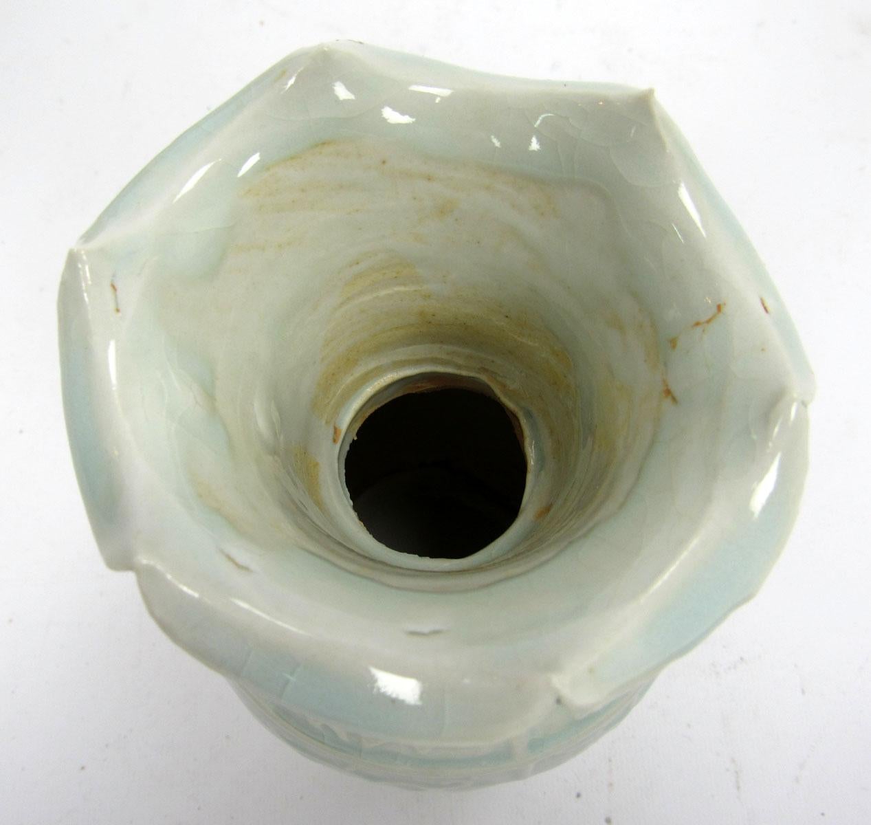 Set of Two Early 20th Century Celadon Vases 6