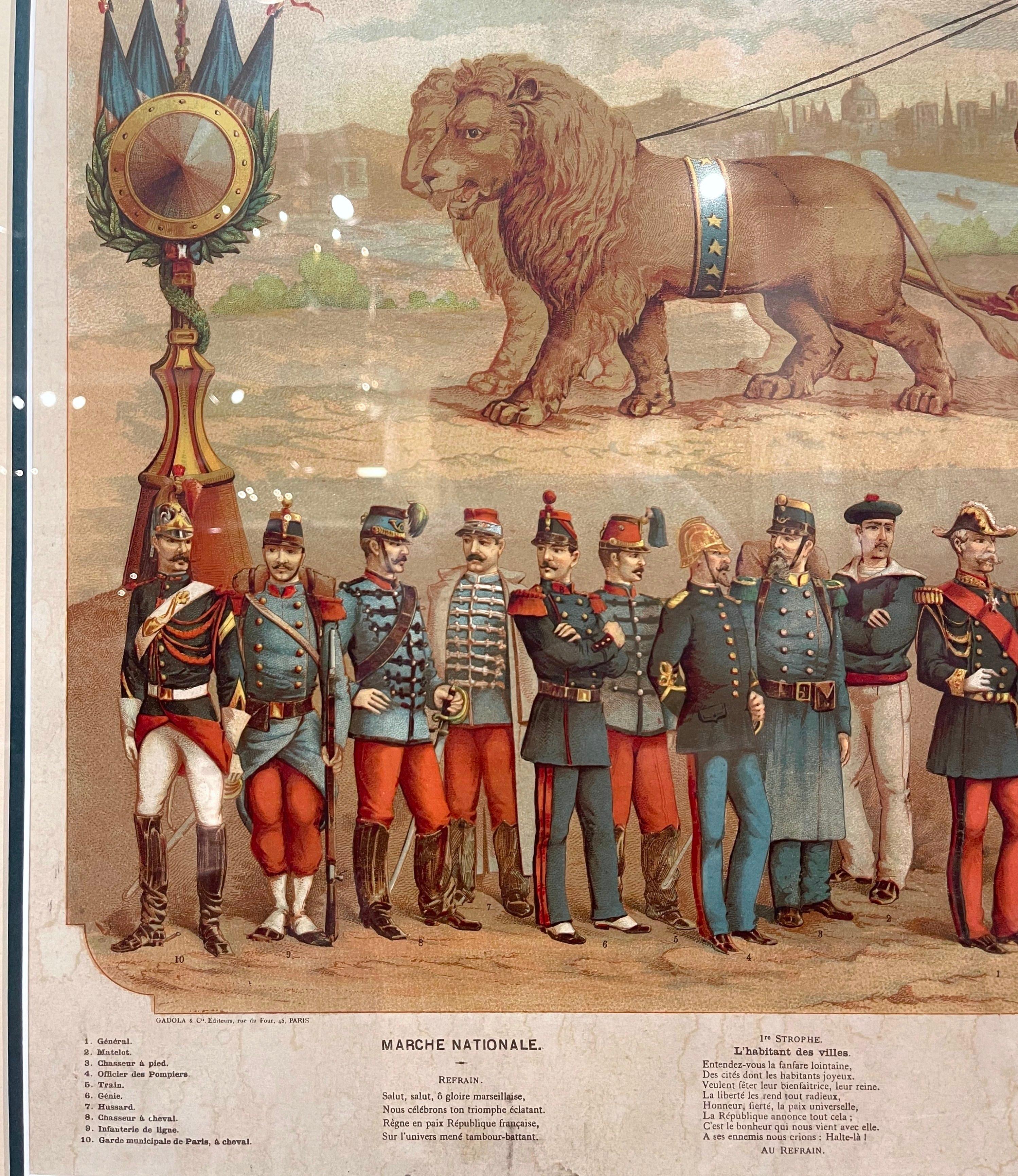 20ième siècle Ensemble de deux estampes de la Révolution française du début du XXe siècle dans des cadres personnalisés en vente