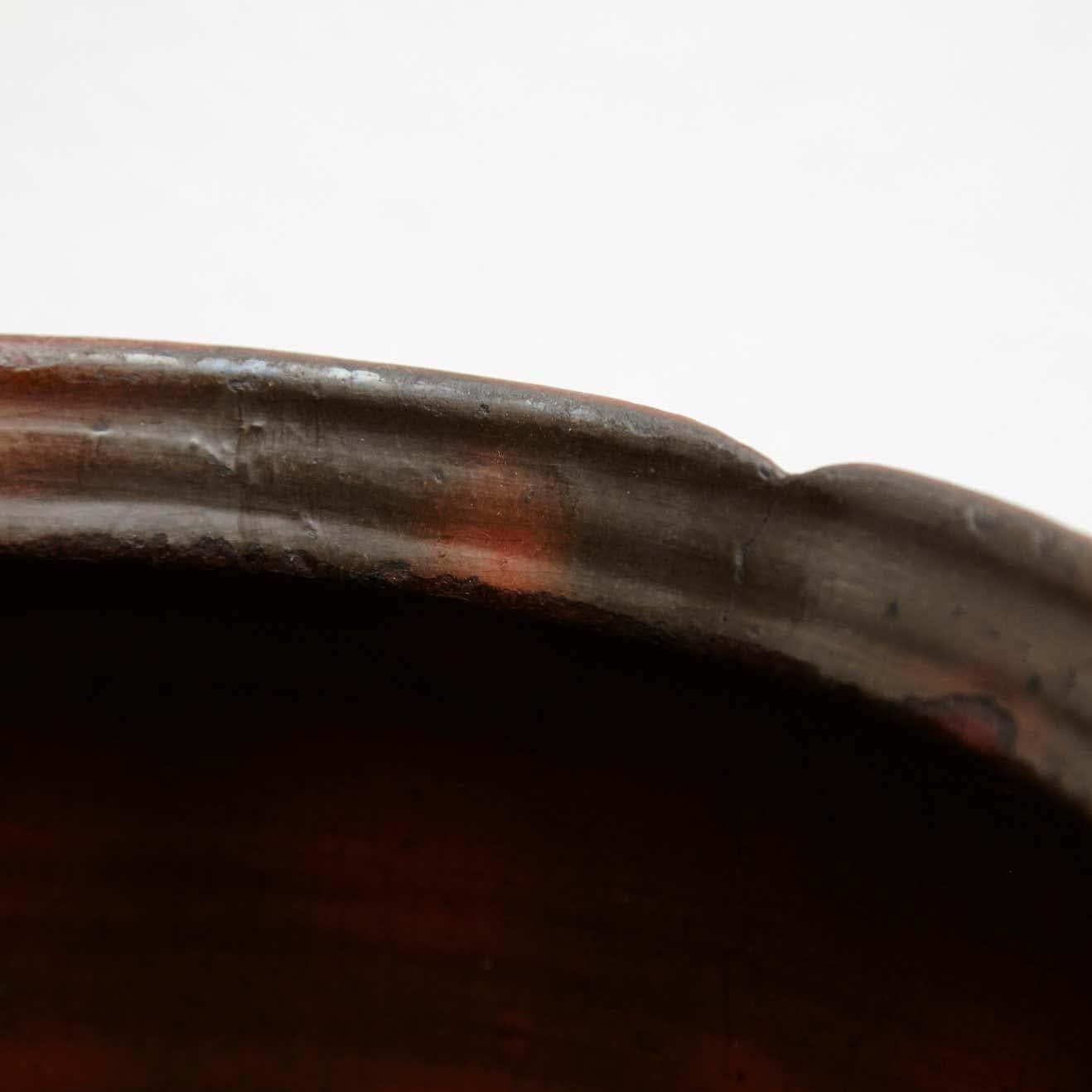 Set di due pezzi di ceramica tradizionale rustica dipinta a mano dell'inizio del XX secolo in vendita 10