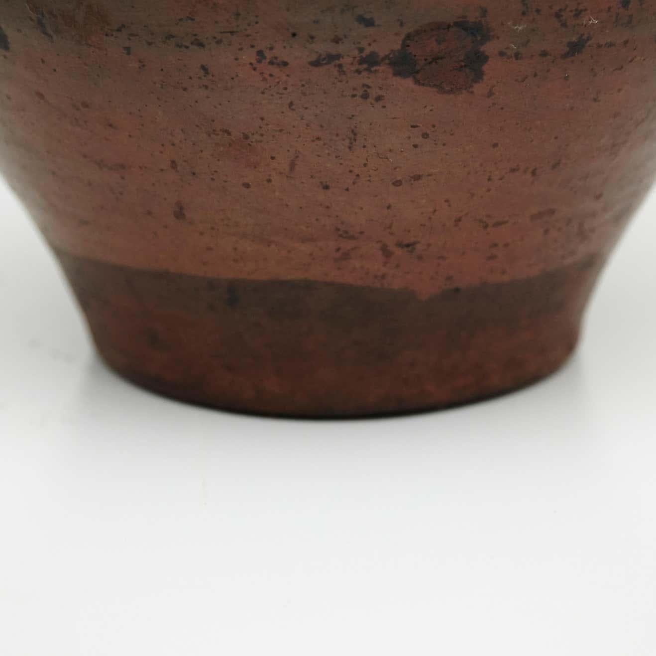 Set di due pezzi di ceramica tradizionale rustica dipinta a mano dell'inizio del XX secolo in vendita 11