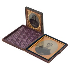 Set von zwei Daguerrotypen aus dem frühen Xx. Jahrhundert