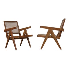 Set of Two 'Easy Armchairs' by Pierre Jeanneret '1896-1967'