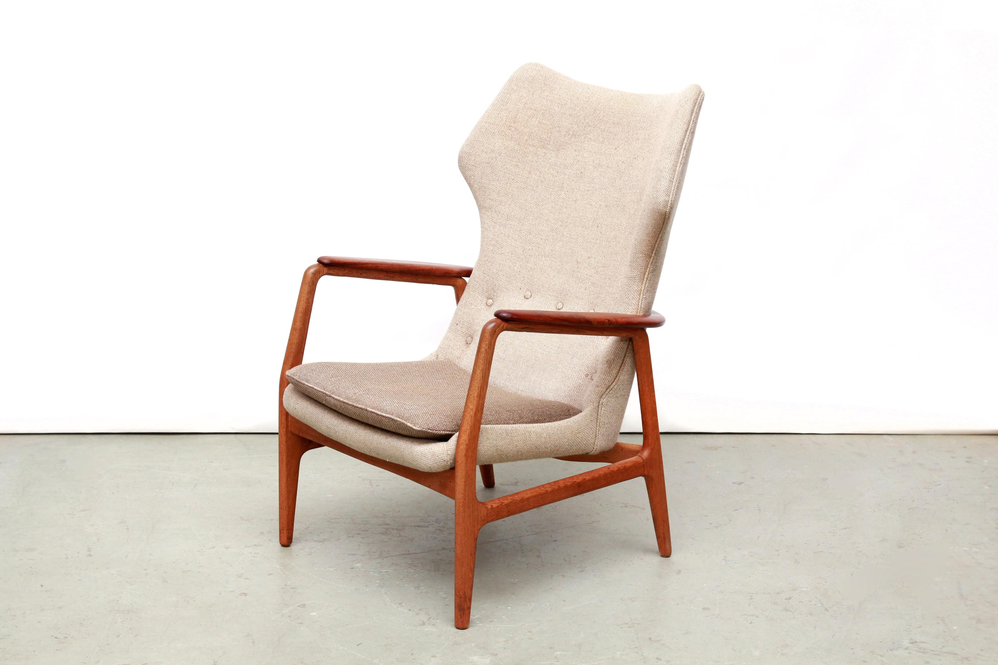 Mid-Century Modern Set of Two Easy Chairs by Aksel Bender Madsen for Bovenkamp, circa 1950