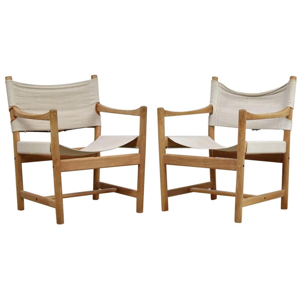 Set of Two Easy Chairs by Ditte and Adrian Heath for FDB Møbler, Denmark, 1960s