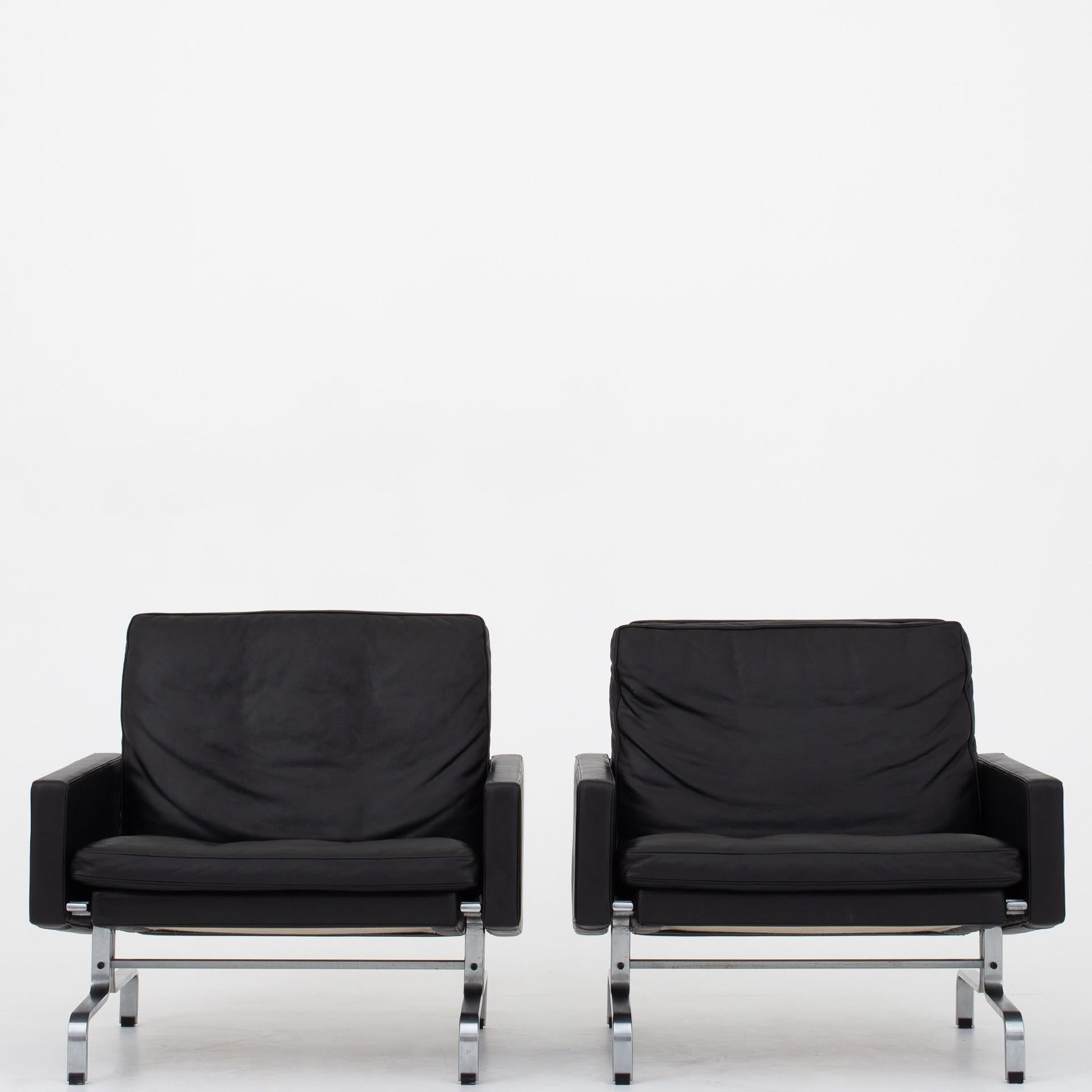 Set of Two Easy Chairs by Poul Kjærholm 4