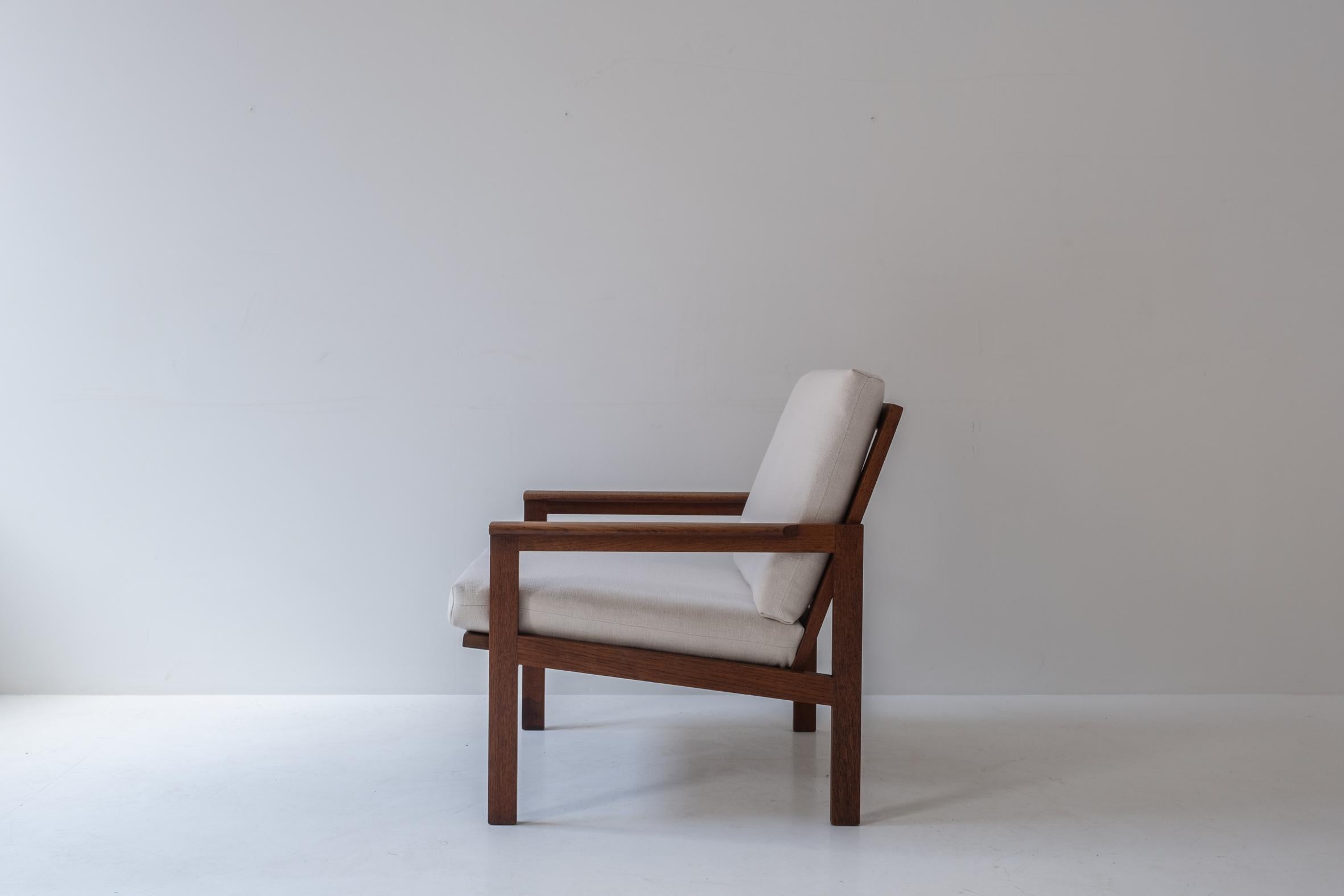 Set of two easy chairs designed by Illum Wikkelsø for N. Eilersen, Denmark 1959. 3