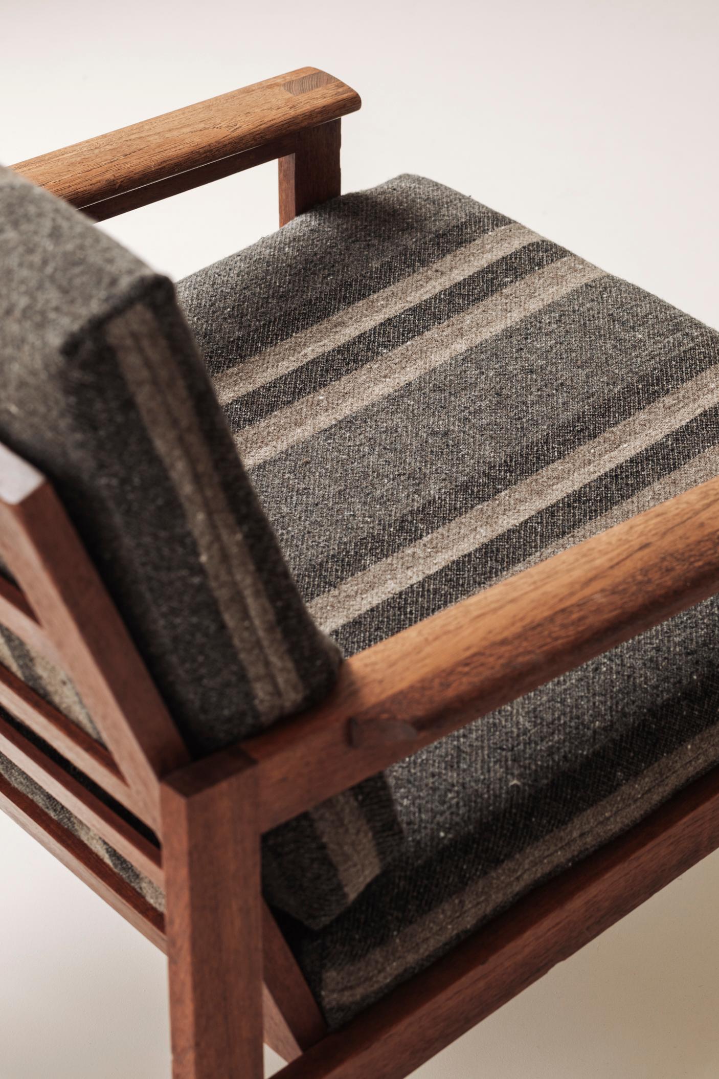 Ensemble de deux fauteuils conçus par Illum Wikkelsø pour N. Eilersen, Danemark 1959. en vente 8