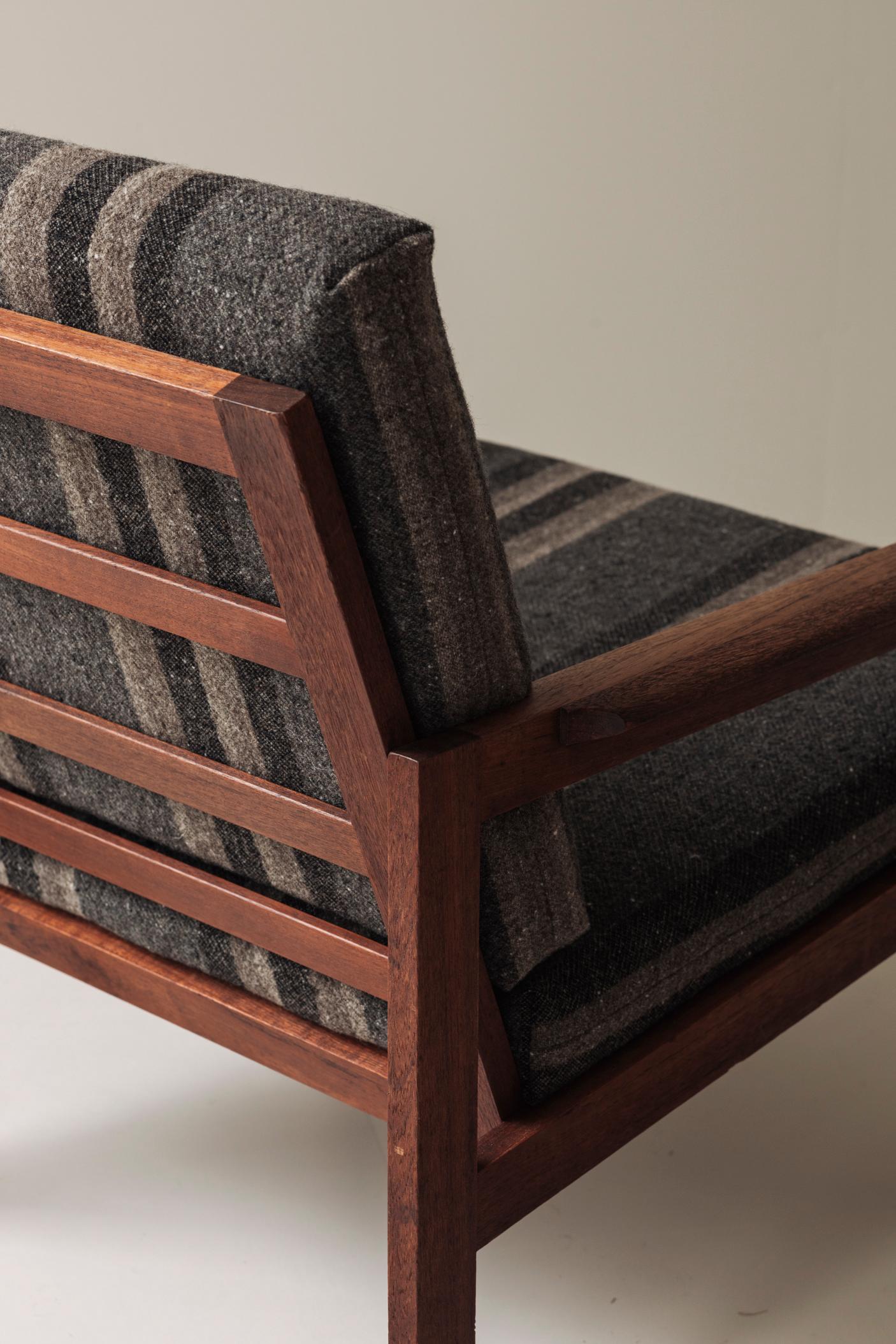 Laine Ensemble de deux fauteuils conçus par Illum Wikkelsø pour N. Eilersen, Danemark 1959. en vente