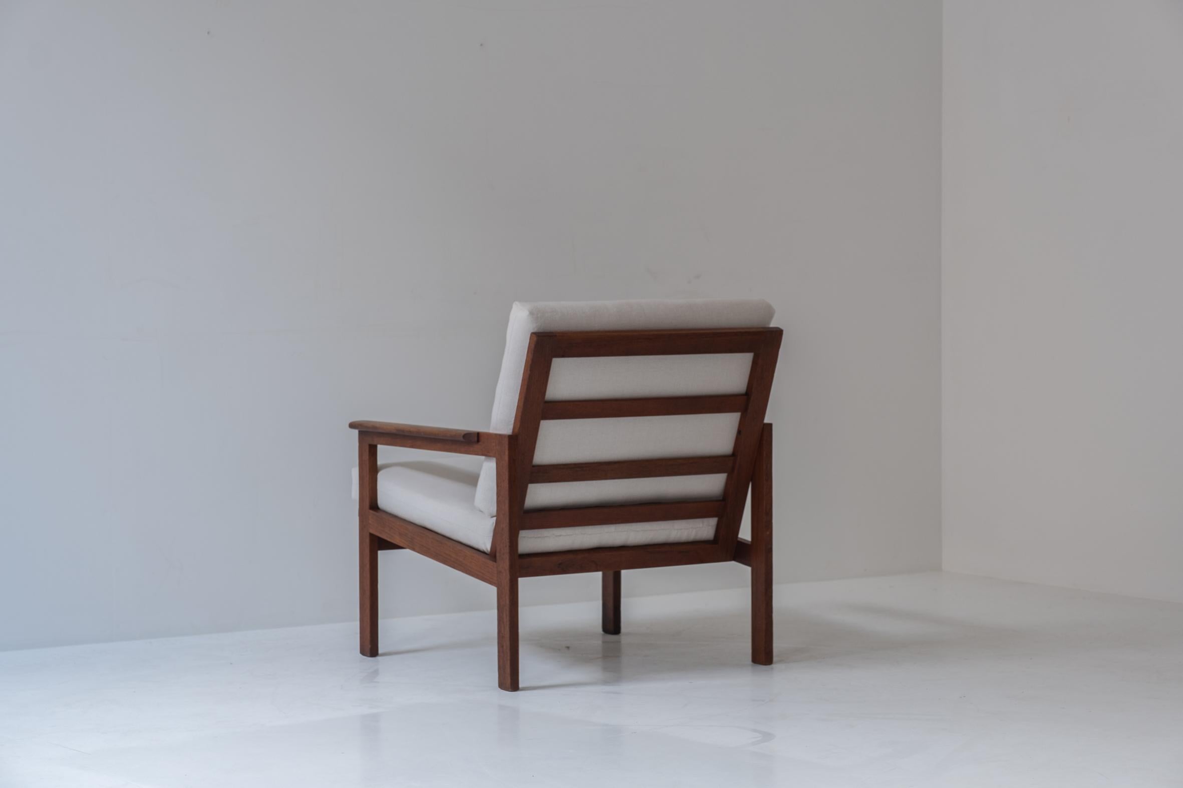 Set of two easy chairs designed by Illum Wikkelsø for N. Eilersen, Denmark 1959. 1