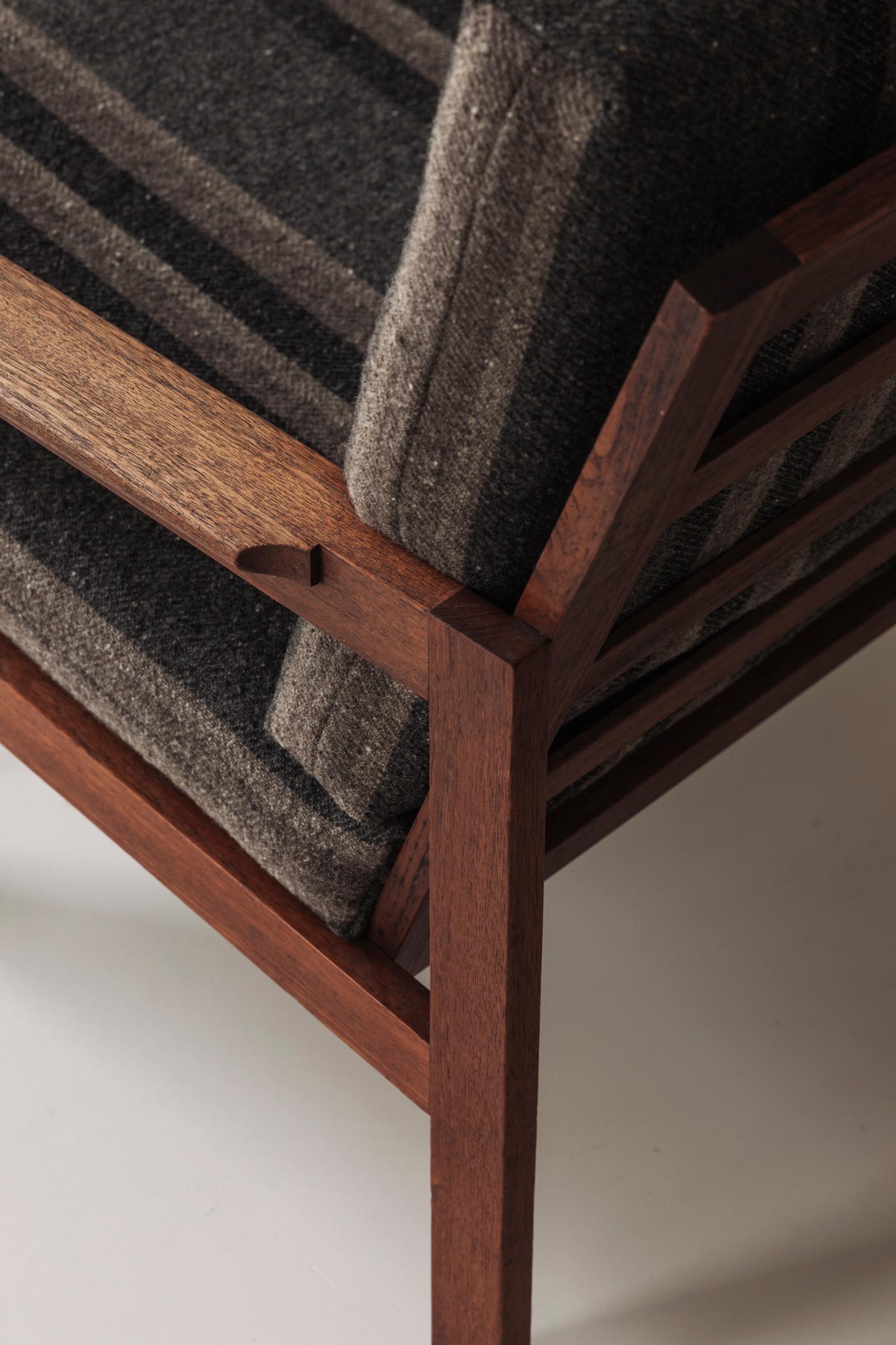 Ensemble de deux fauteuils conçus par Illum Wikkelsø pour N. Eilersen, Danemark 1959. en vente 2
