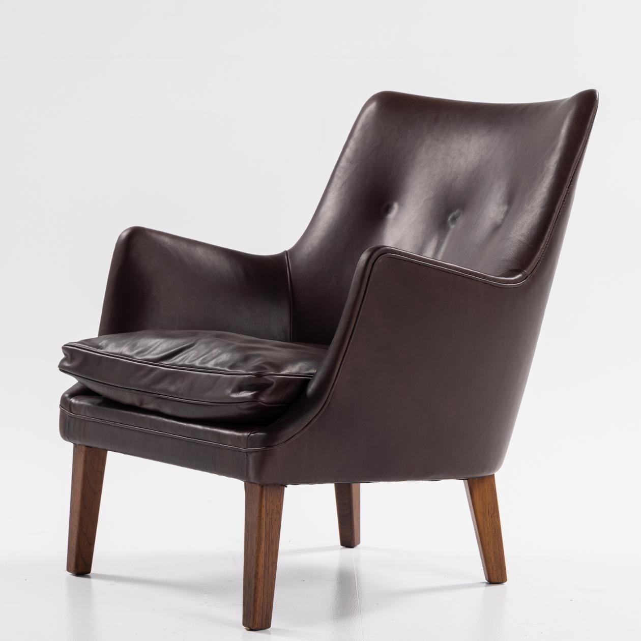 Scandinave moderne Ensemble de deux fauteuils d'Arne Vodder en vente