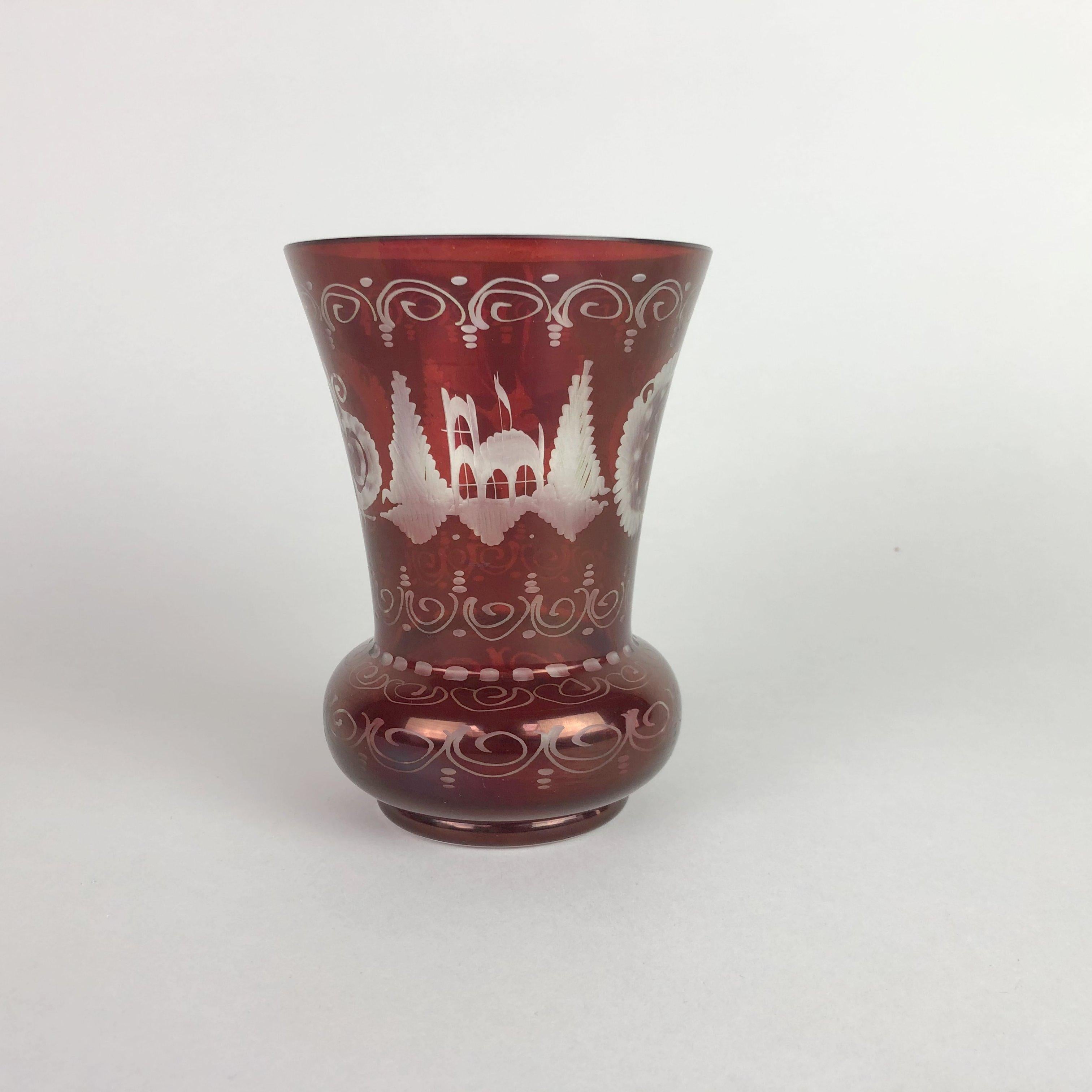 egermann glass vase