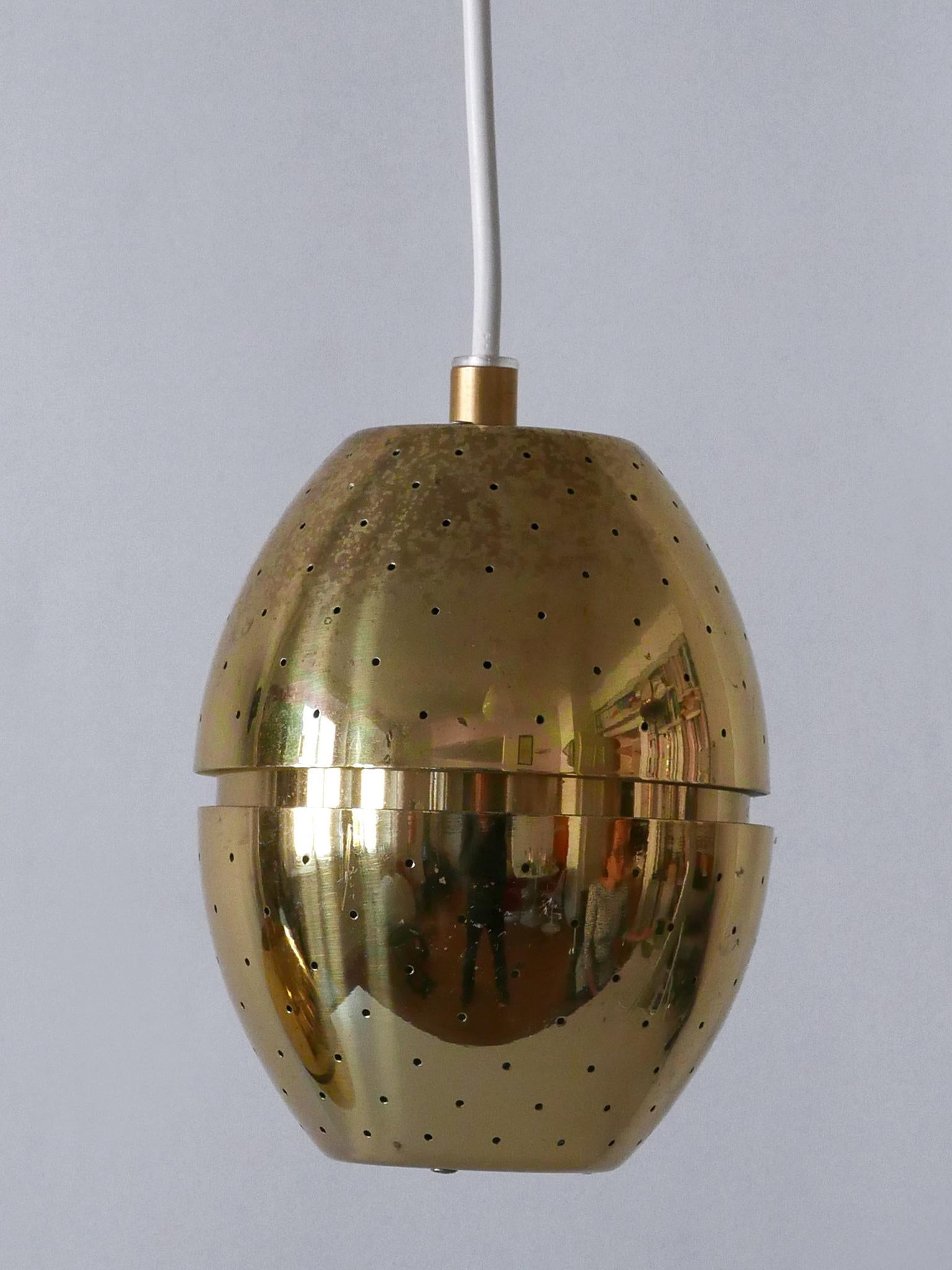 Set di due lampade a sospensione 'Egg' di Hans-Agne Jakobsson per AB Markaryd, Svezia in vendita 8