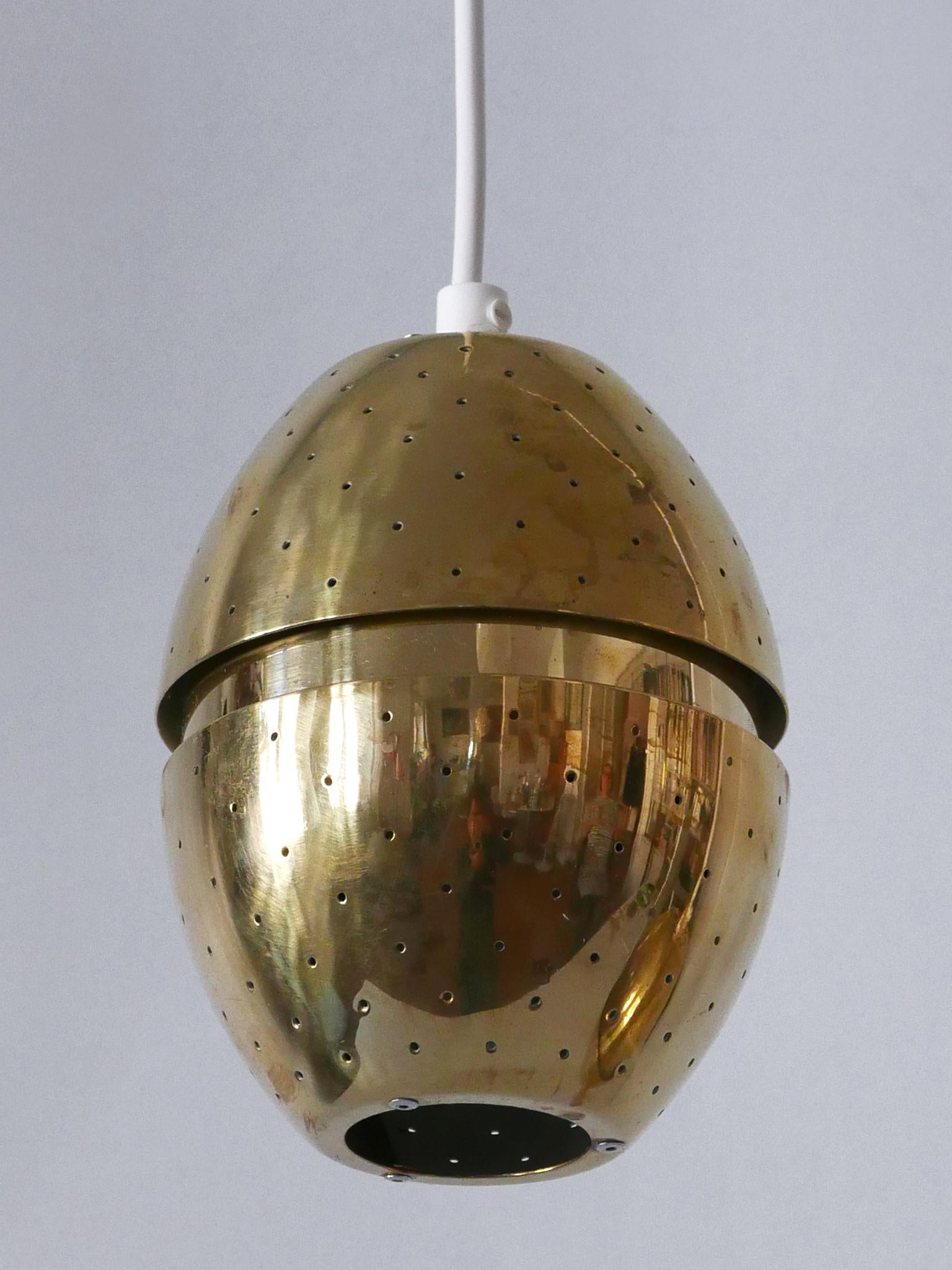 Set di due lampade a sospensione 'Egg' di Hans-Agne Jakobsson per AB Markaryd, Svezia in vendita 8
