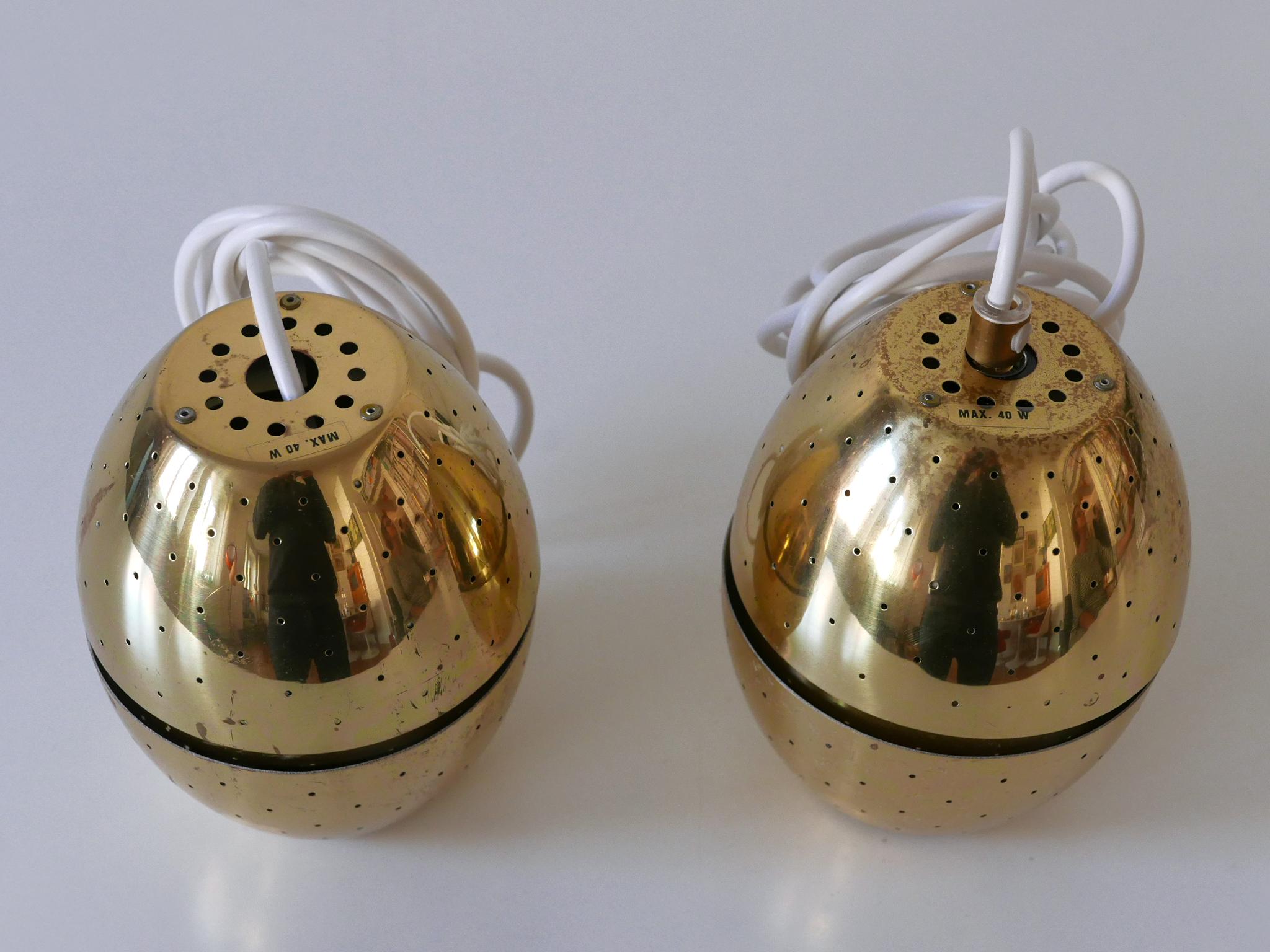 Set di due lampade a sospensione 'Egg' di Hans-Agne Jakobsson per AB Markaryd, Svezia in vendita 12