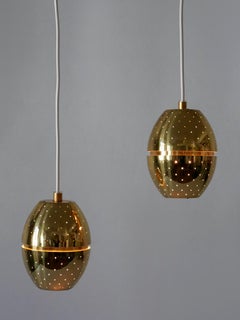 Set of Two 'Egg' Pendant Lamps by Hans-Agne Jakobsson for AB Markaryd, Sweden