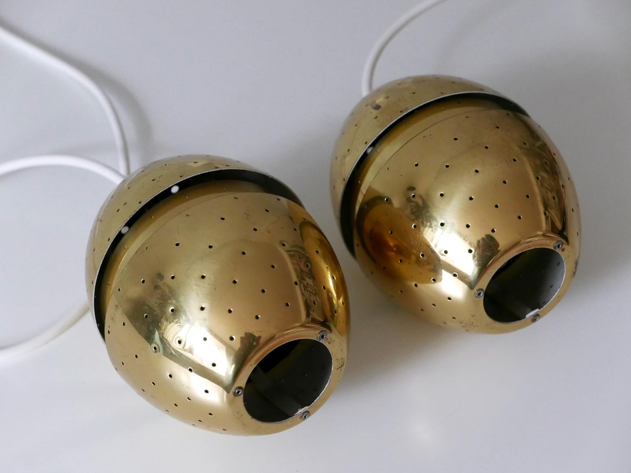 Set di due lampade a sospensione 'Egg' di Hans-Agne Jakobsson per AB Markaryd, Svezia in vendita 13
