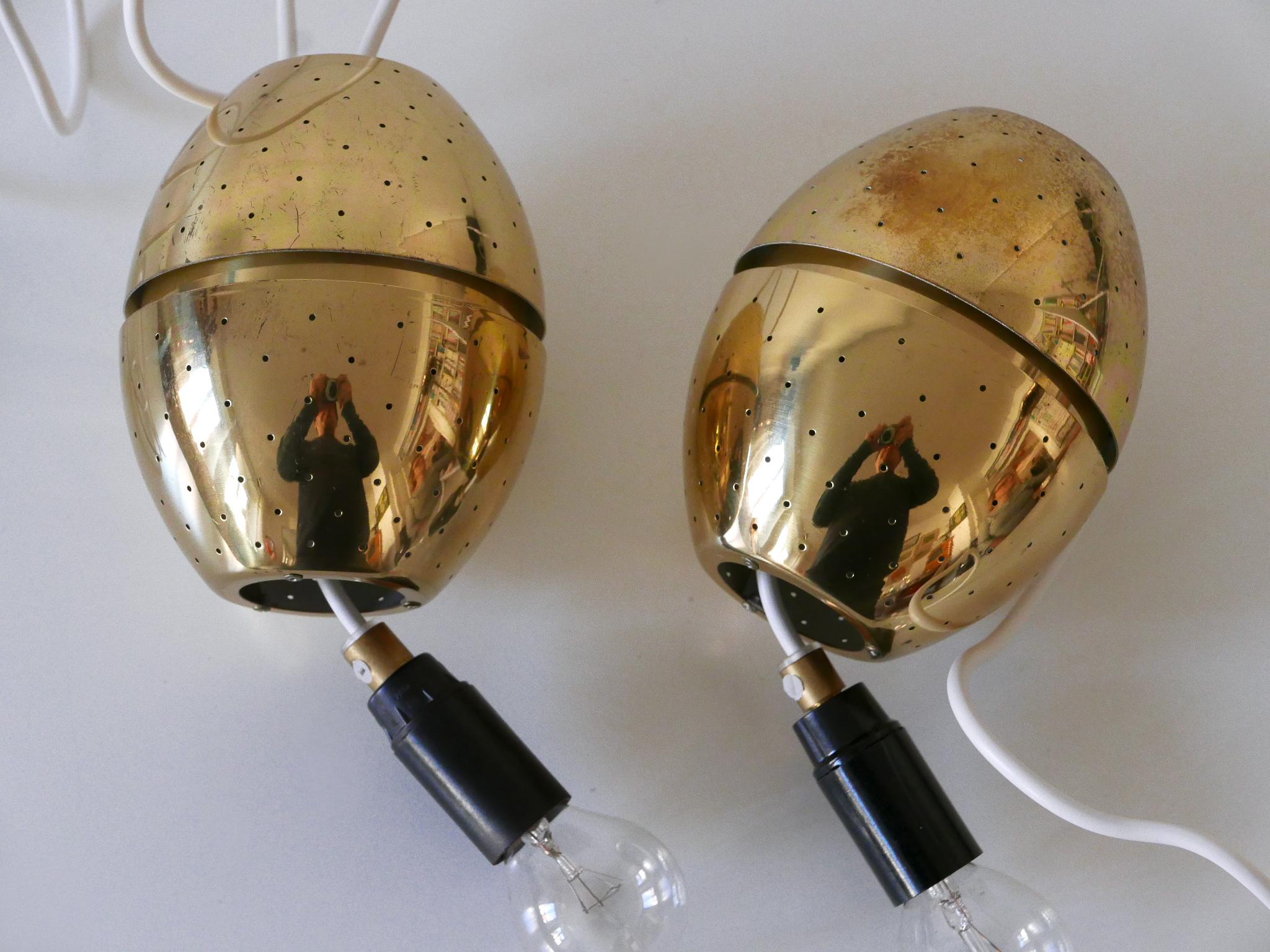 Set di due lampade a sospensione 'Egg' di Hans-Agne Jakobsson per AB Markaryd, Svezia in vendita 13