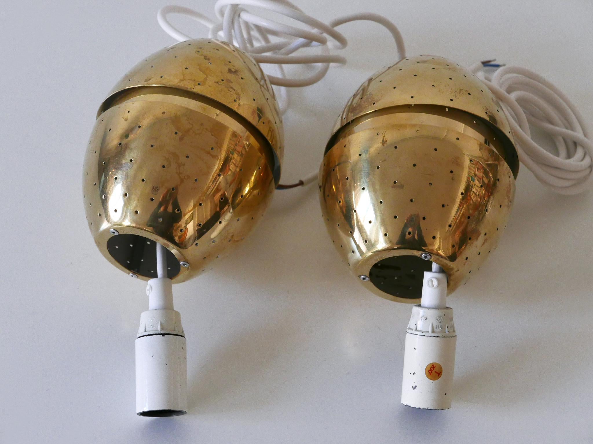 Set di due lampade a sospensione 'Egg' di Hans-Agne Jakobsson per AB Markaryd, Svezia in vendita 13