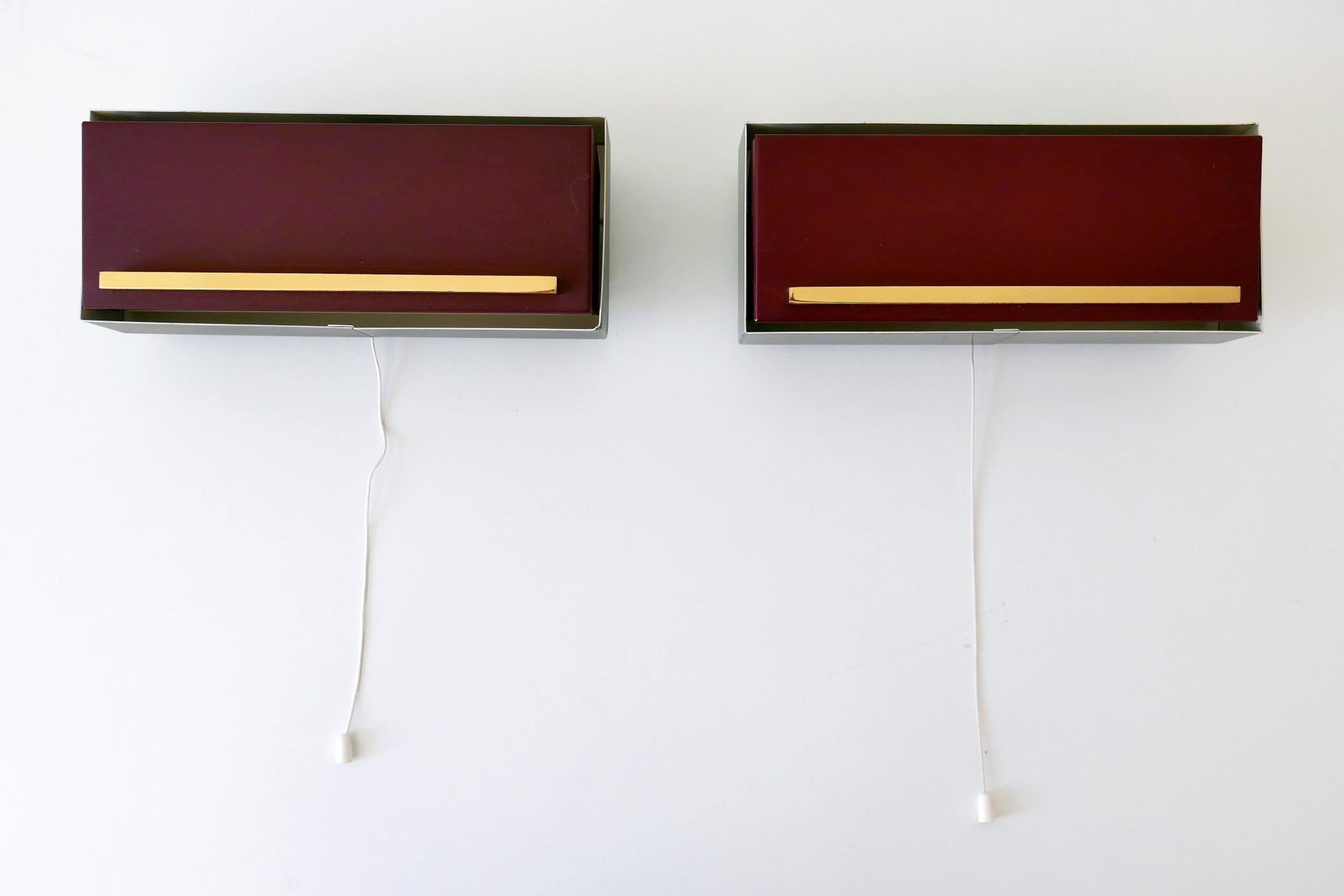 Set di due eleganti lampade da comodino o da parete di Paul Neuhaus Germania anni '50 In condizioni buone in vendita a Munich, DE
