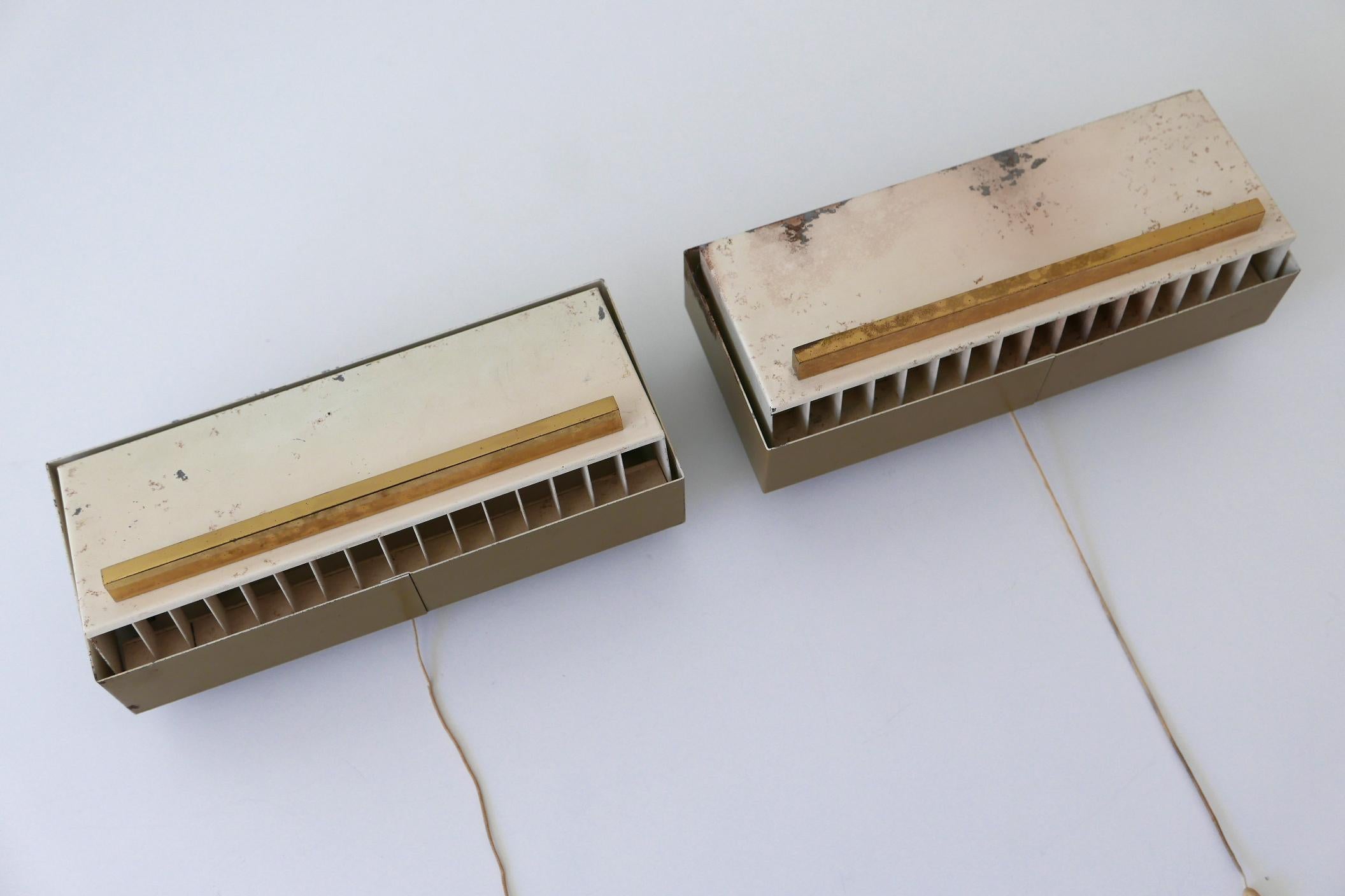 Set of Two Elegant Bedside Sconces or Wall Lamps by Paul Neuhaus, Germany, 1950s 1