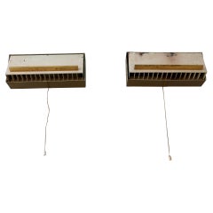 Vintage Set of Two Elegant Bedside Sconces or Wall Lamps by Paul Neuhaus, Germany, 1950s