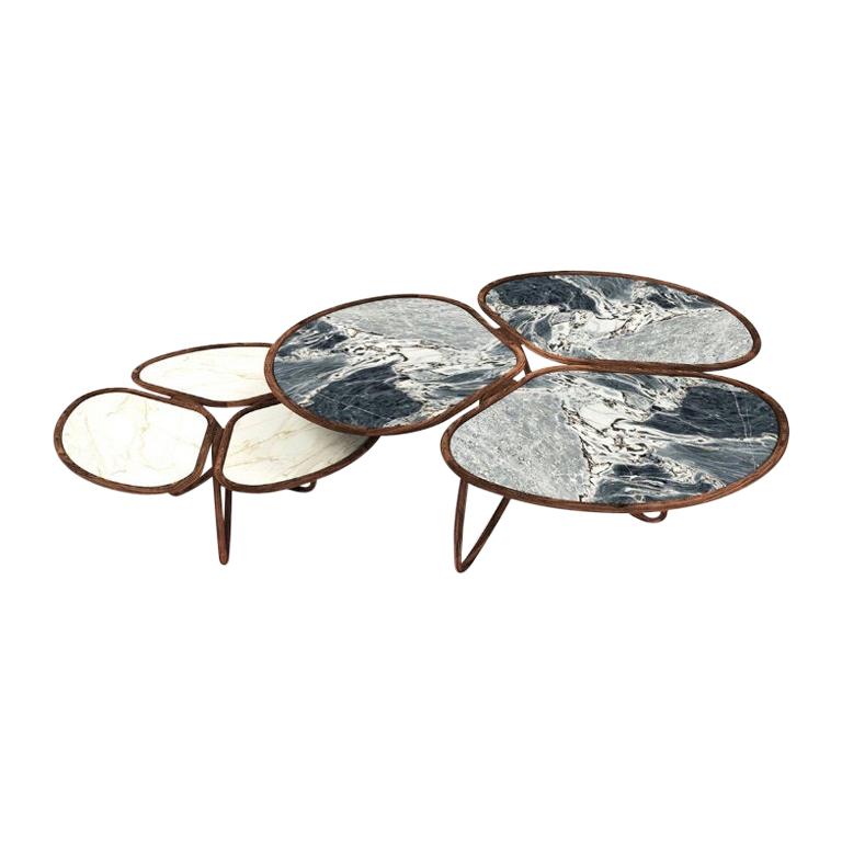 Set of Two Elegant Organic Coffee Table, in Walnut For Sale at 1stDibs elegant coffee tables