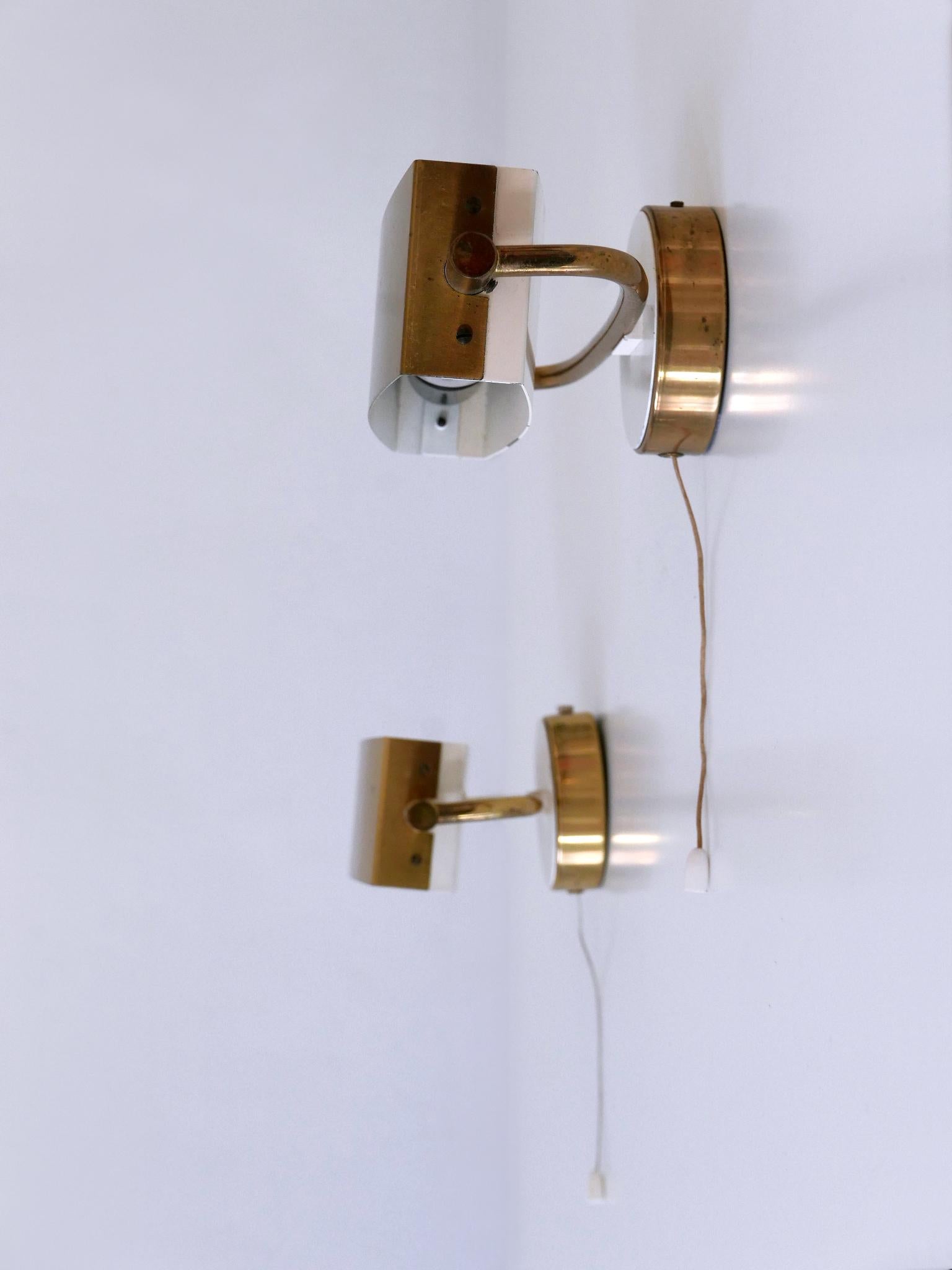 Set of Two Mid Century Wall Lights or Sconces by Paul Neuhaus Germany 1950s en venta 3