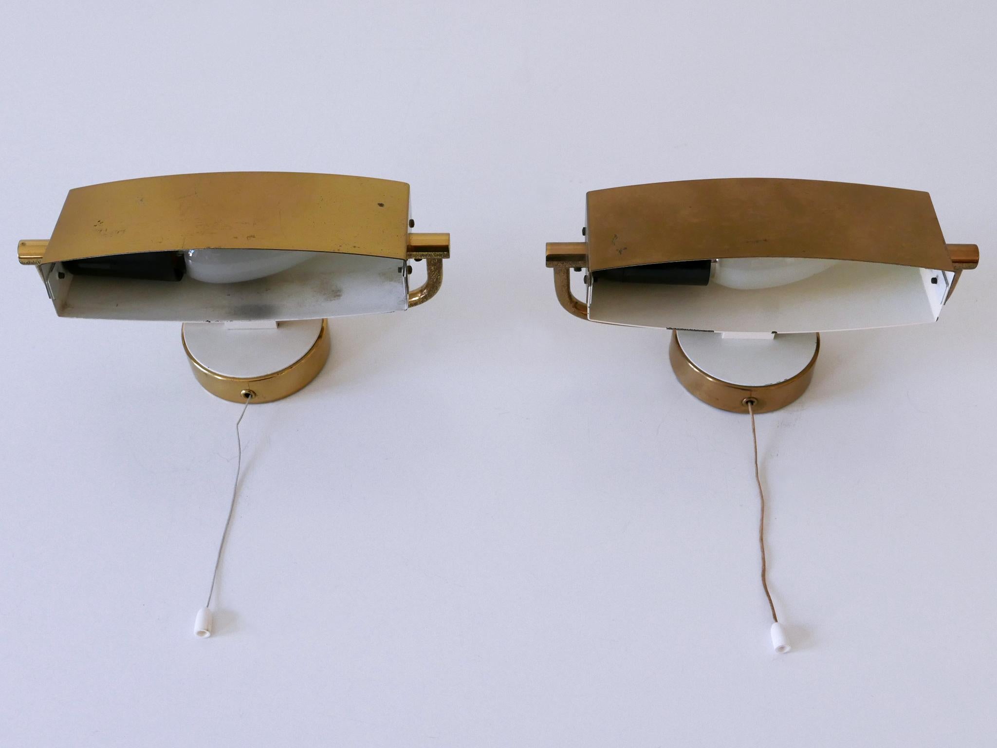 Set of Two Mid Century Wall Lights or Sconces by Paul Neuhaus Germany 1950s en venta 4