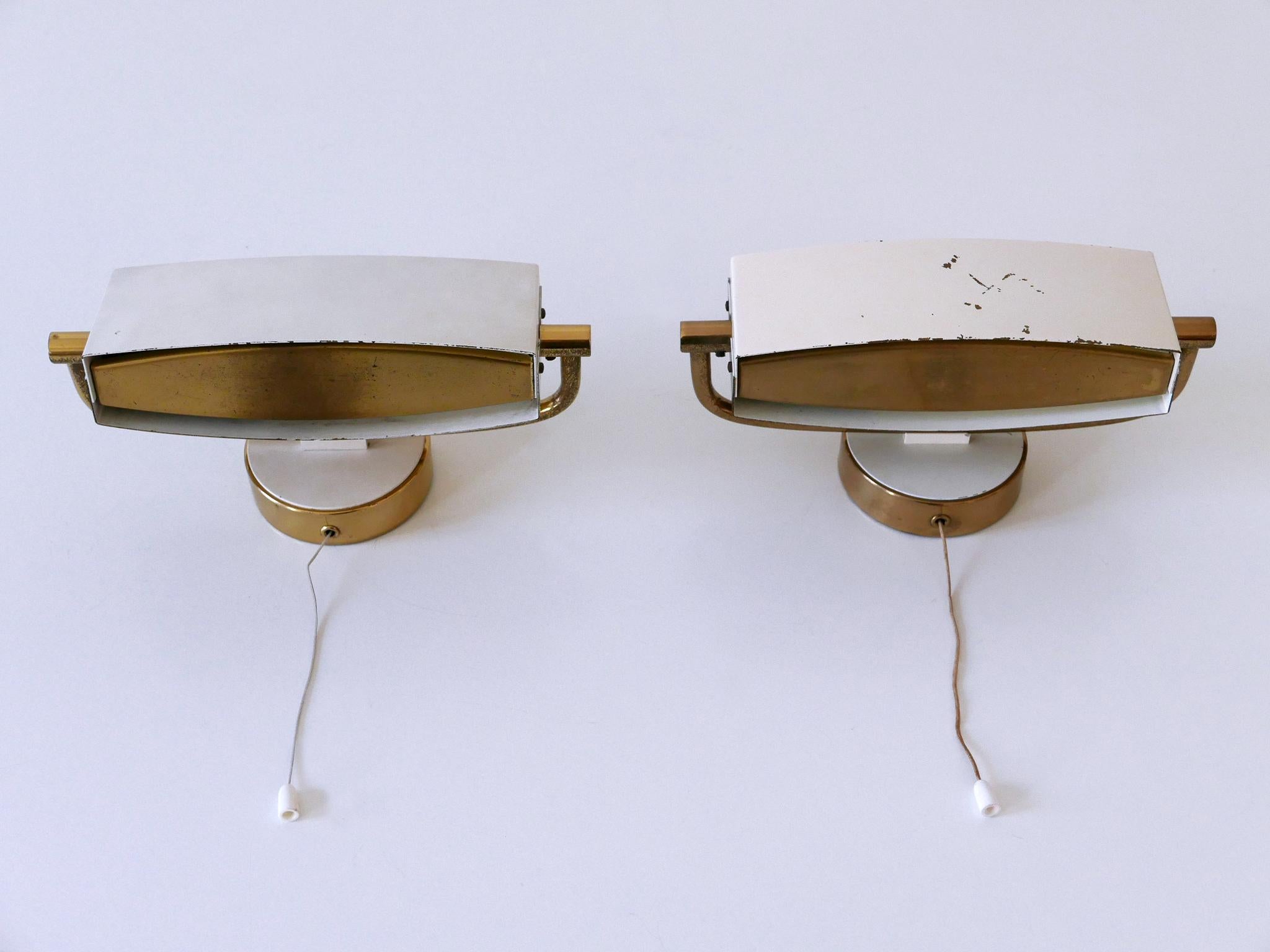 Set of Two Mid Century Wall Lights or Sconces by Paul Neuhaus Germany 1950s en venta 5